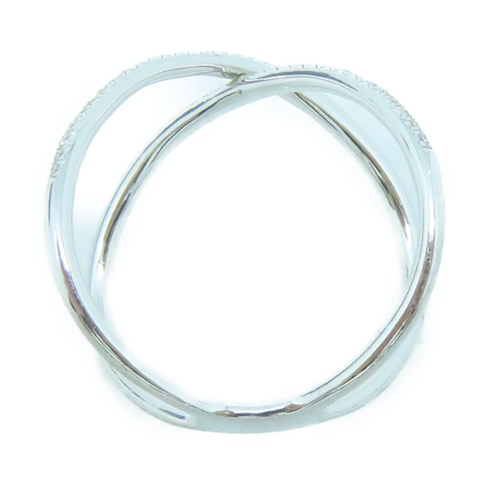 JEWELRY 18K白金Ring 0.18ct鑽石戒指US#7.5