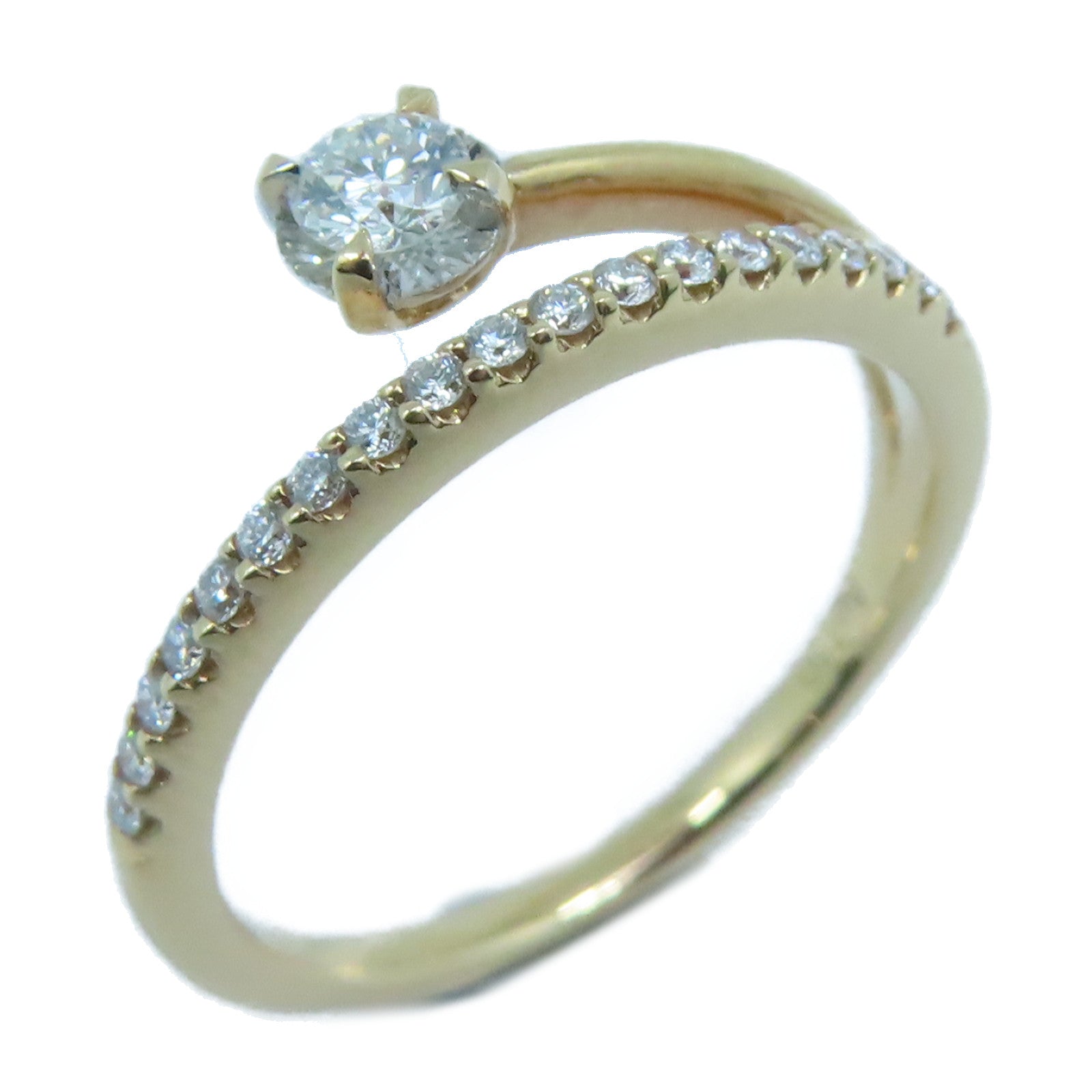 JEWELRY 18K玫瑰金Diamond Ring 19D 0.12ct/1D 0.13ct鑽石戒指US#6