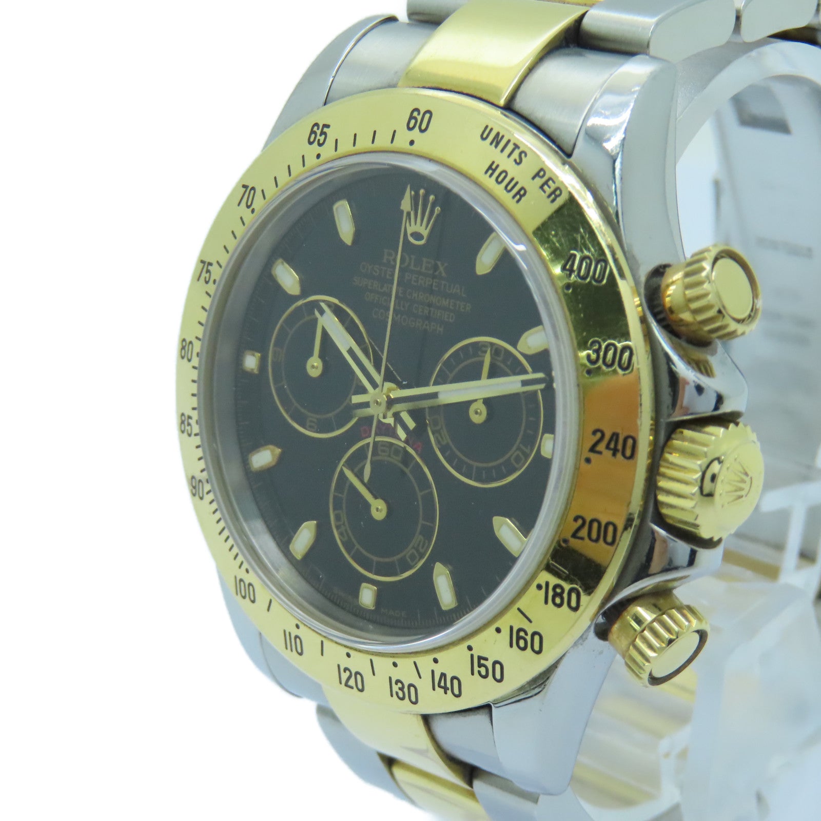 ROLEX Daytona 40mm 18K黄金/不锈钢手表自动机芯黑色