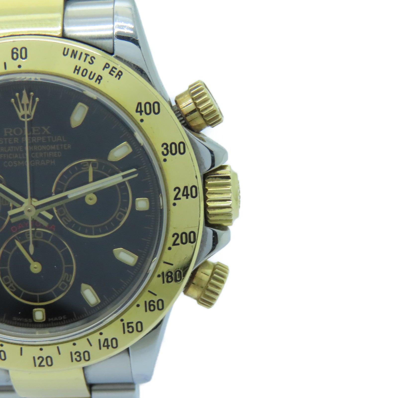ROLEX Daytona 40mm 18K黄金/不锈钢手表自动机芯黑色