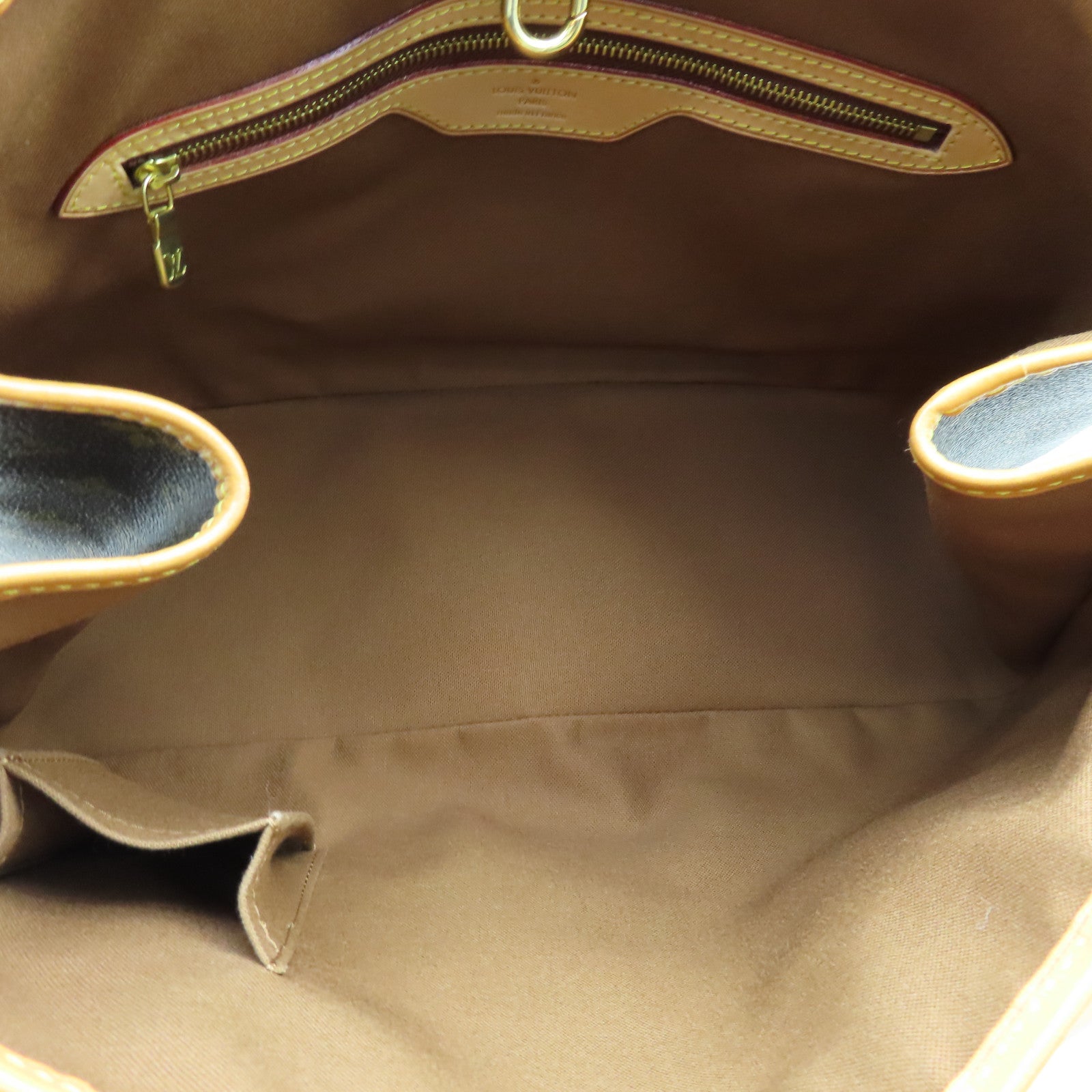 LOUIS VUITTON Monogram Batignolles Horizontal金扣手挽袋啡色