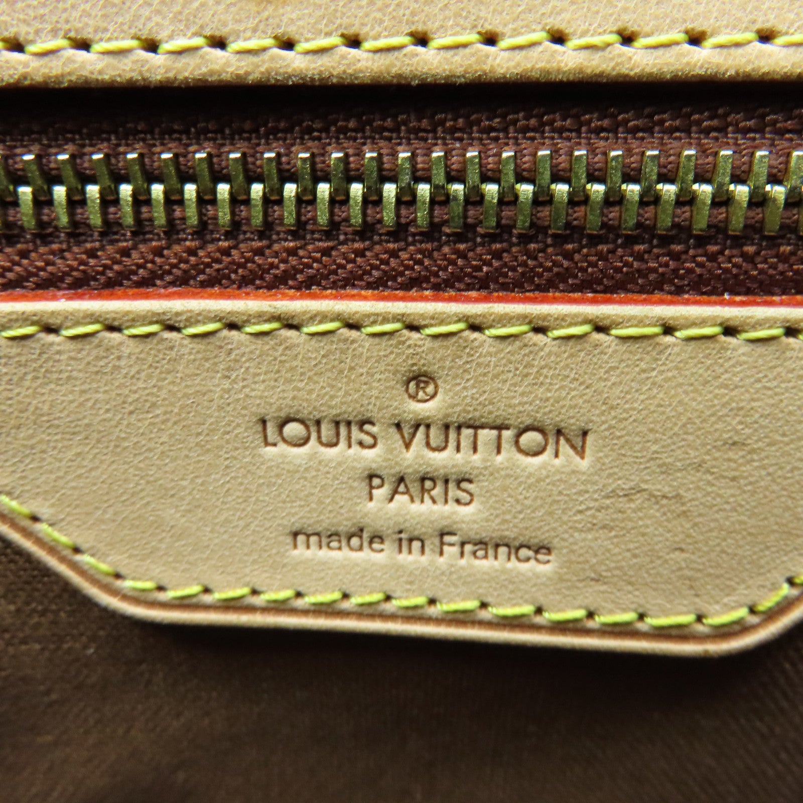 LOUIS VUITTON Monogram Batignolles Horizontal金扣手挽袋啡色