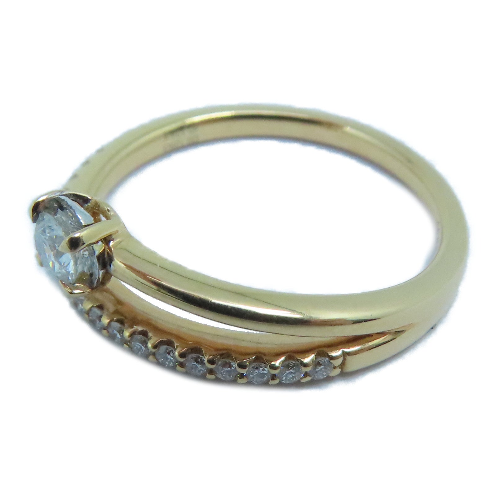 JEWELRY 18K玫瑰金Diamond Ring 19D 0.12ct/1D 0.13ct鑽石戒指US#6
