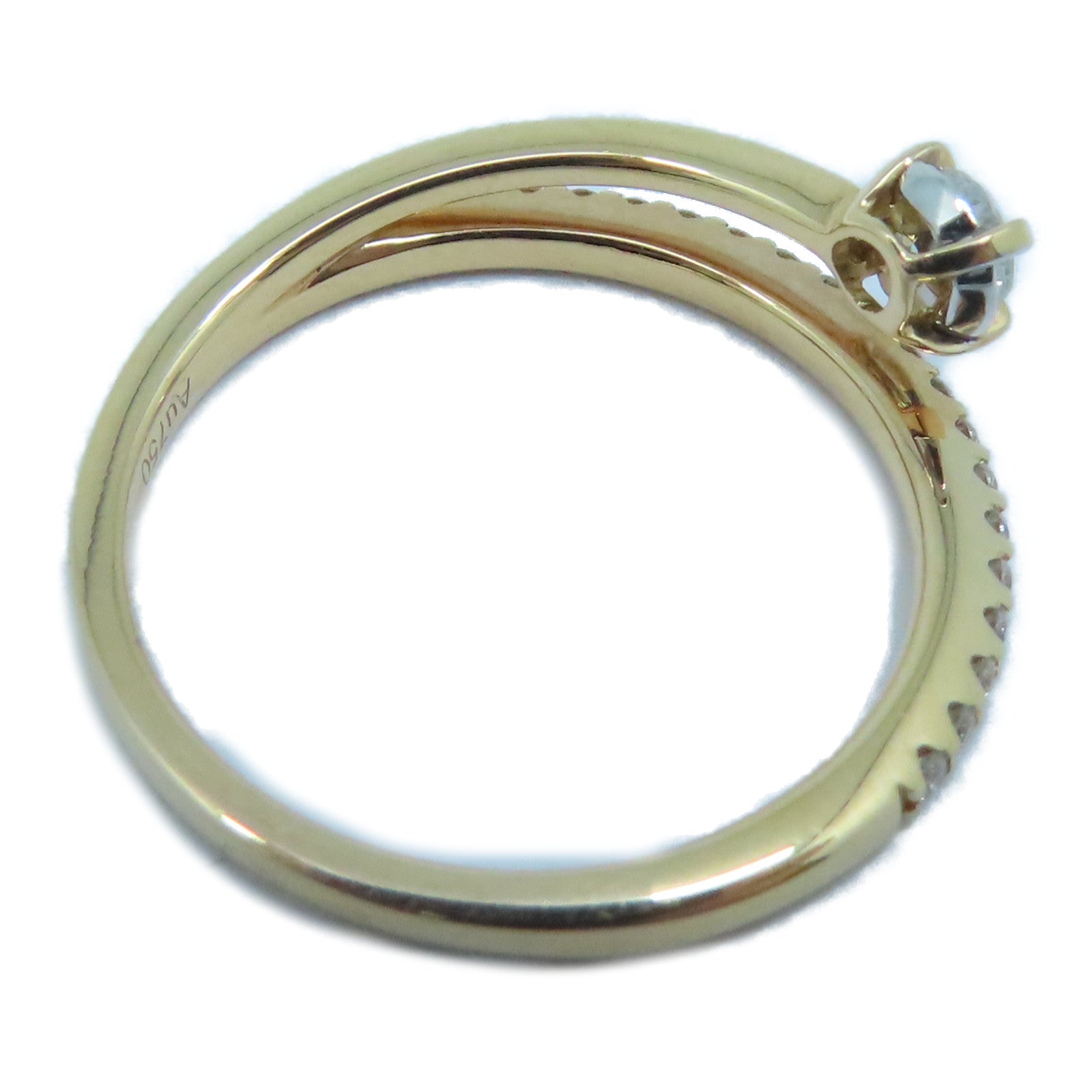 JEWELRY 18K玫瑰金Diamond Ring 19D 0.12ct/1D 0.13ct鑽石戒指US#6