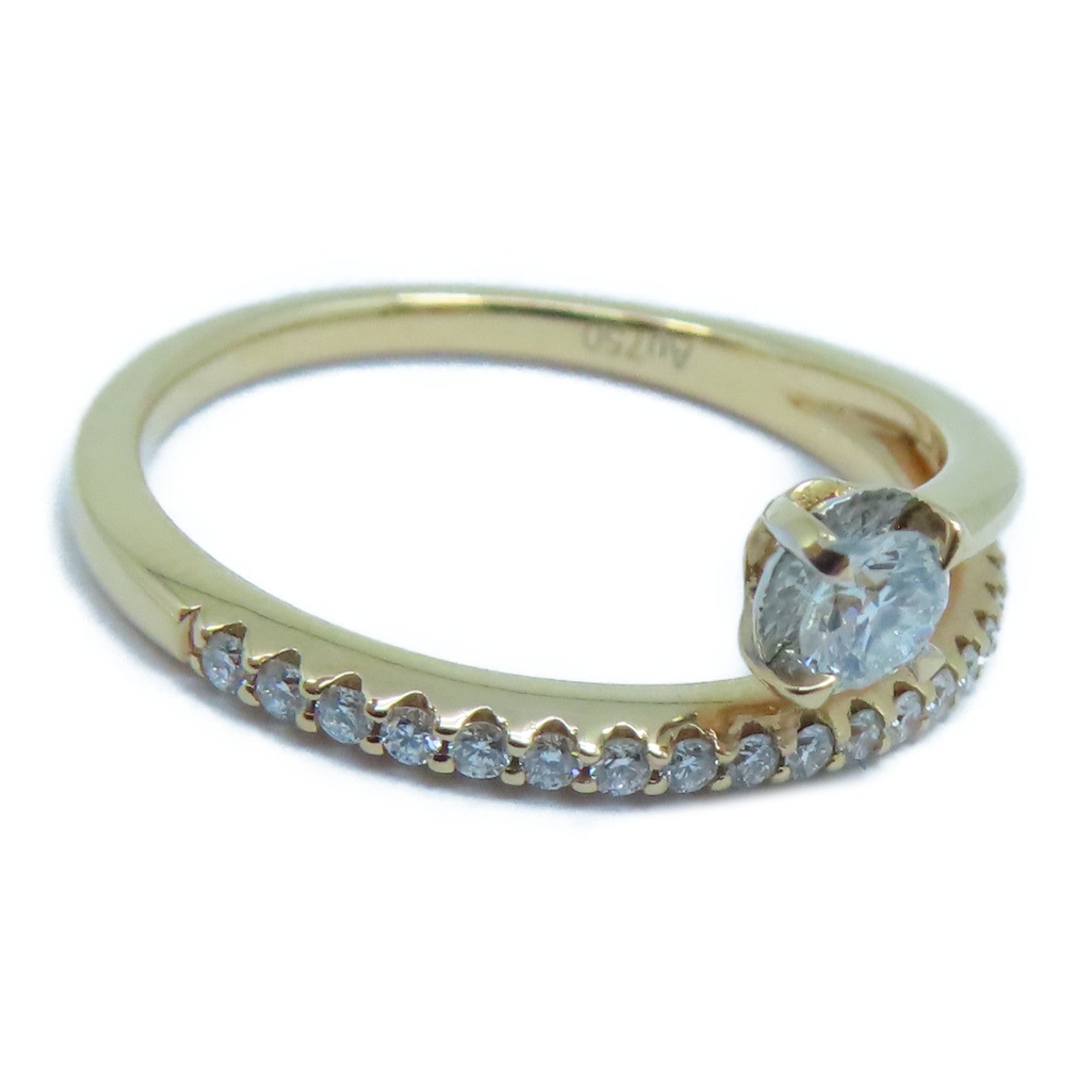 JEWELRY 18K玫瑰金Diamond Ring 19D 0.12ct/1D 0.13ct鑽石戒指US#6