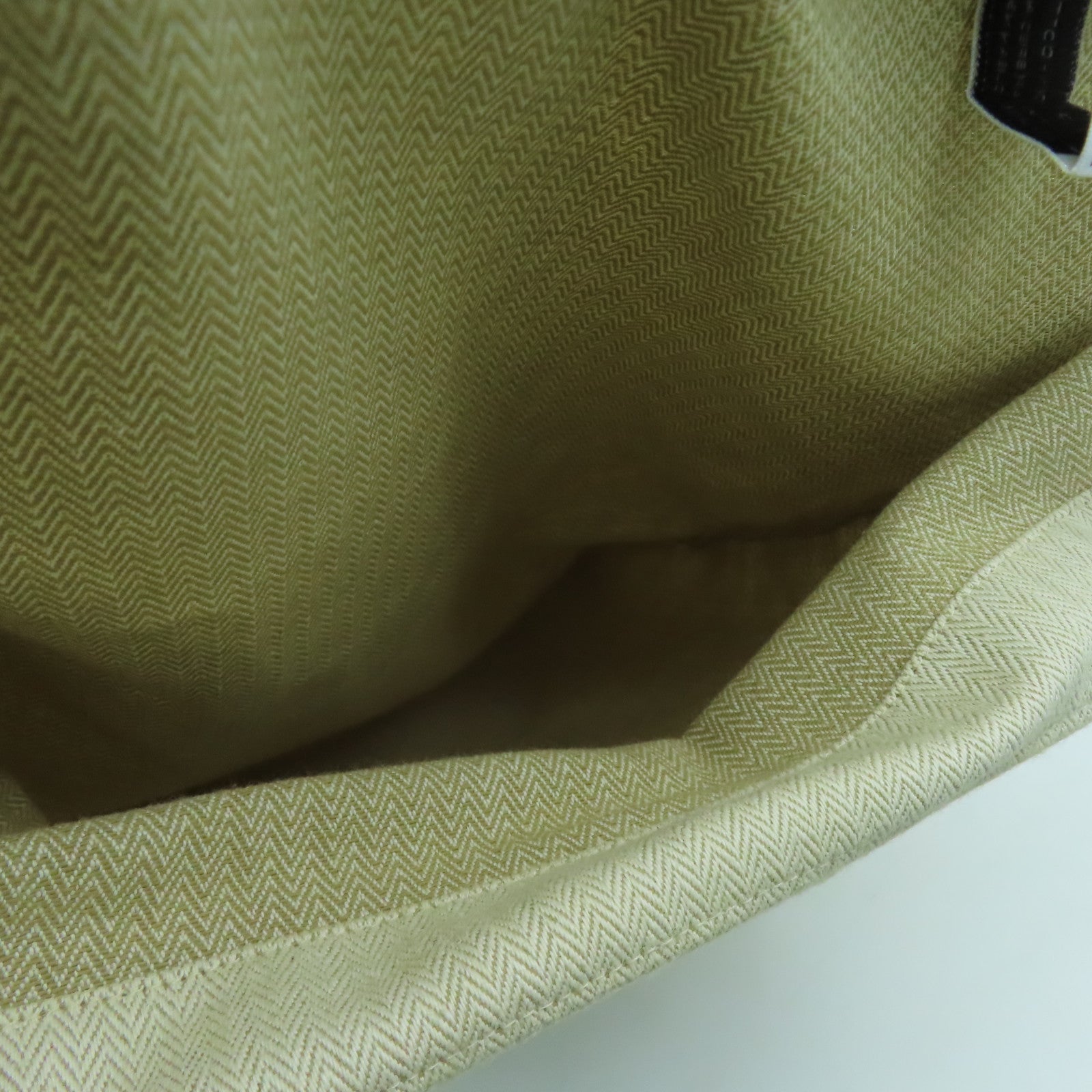 HERMES 帆布Aline GM Shoulder Bag金扣肩背袋米色