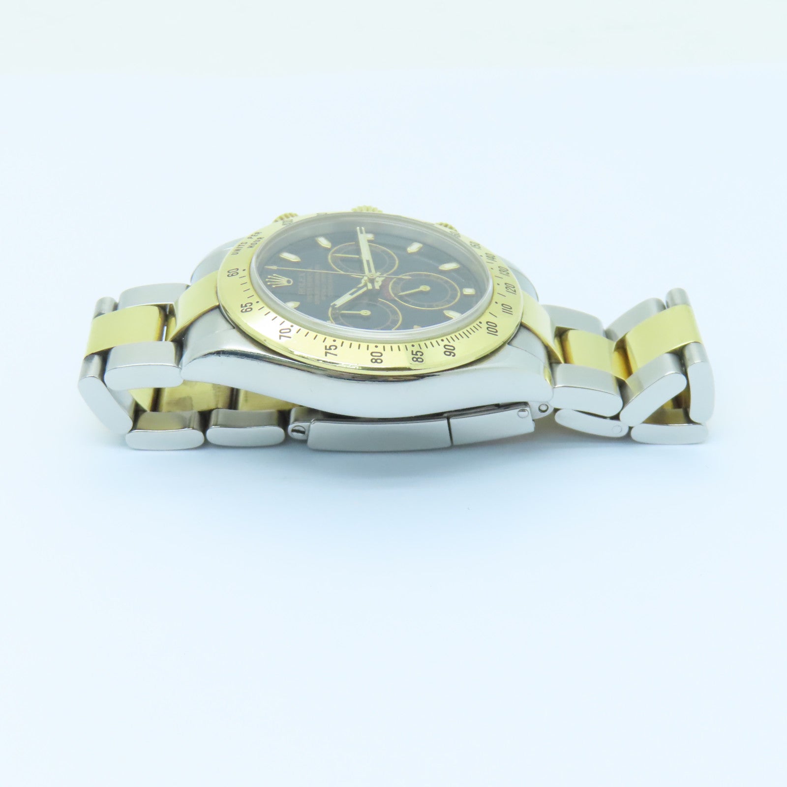 ROLEX Daytona 40mm 18K黄金/不锈钢手表自动机芯黑色