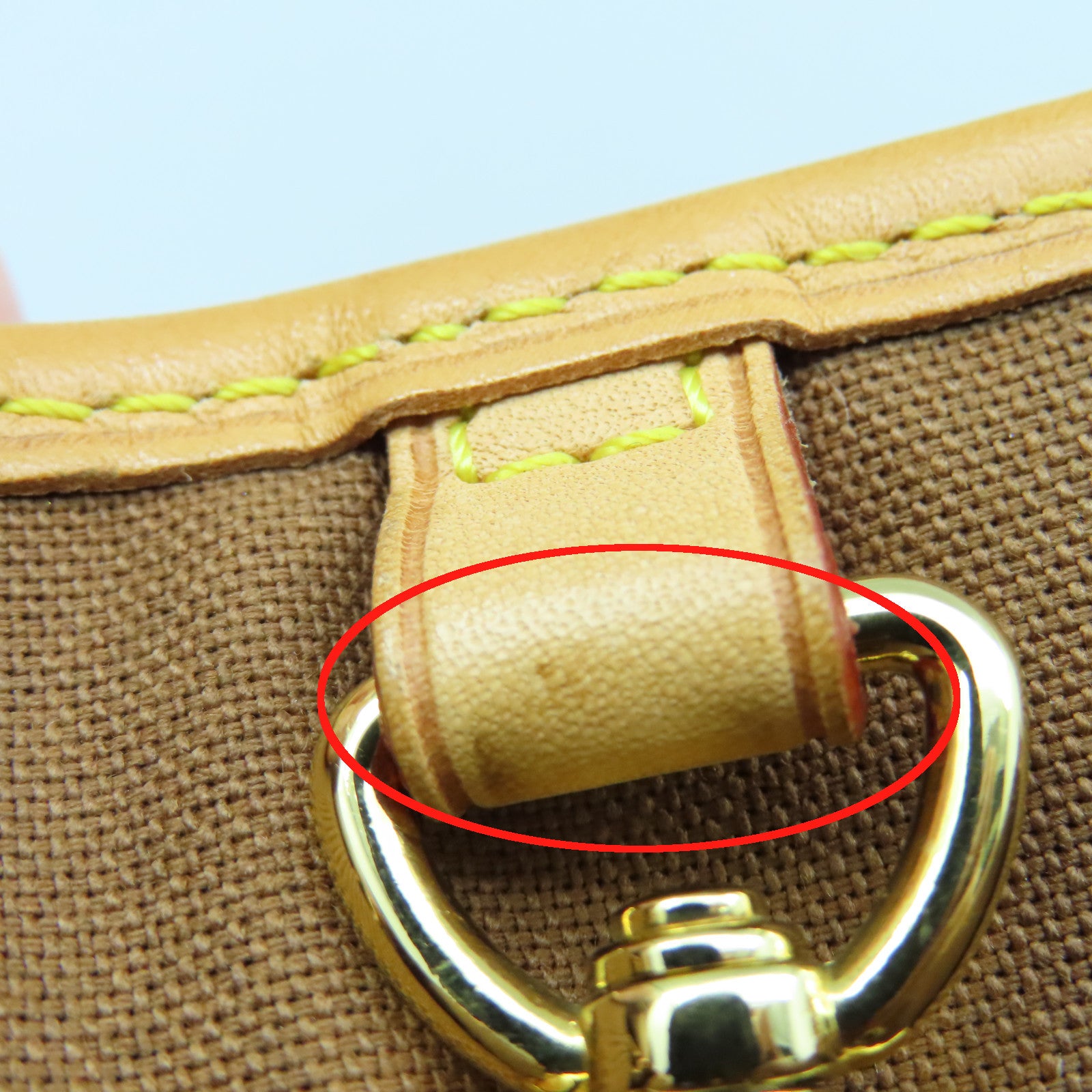 LOUIS VUITTON Monogram Batignolles Horizontal金扣手挽袋啡色