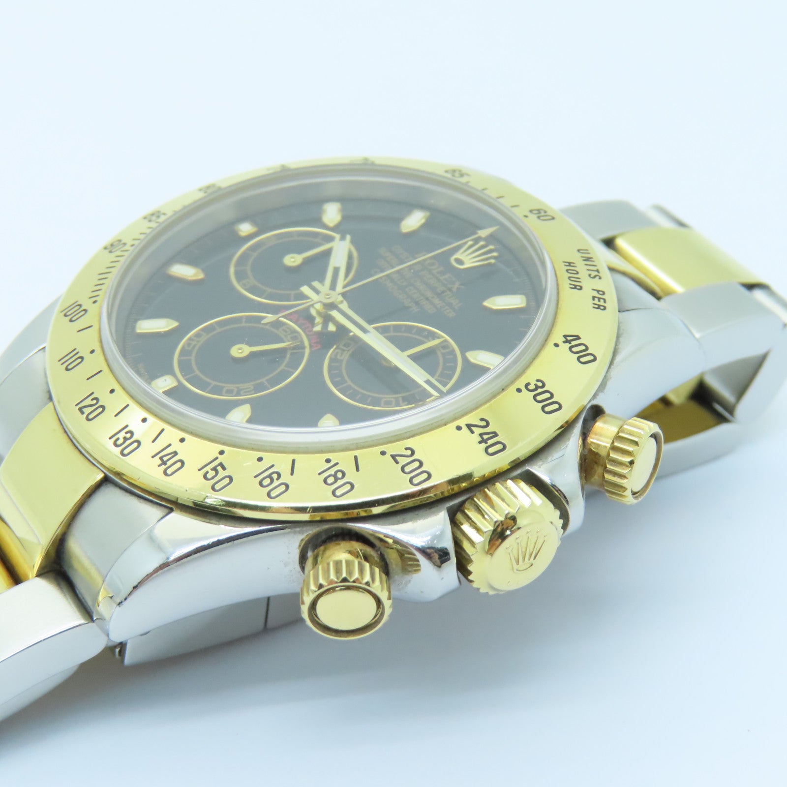 ROLEX Daytona 40mm 18K黄金/不锈钢手表自动机芯黑色