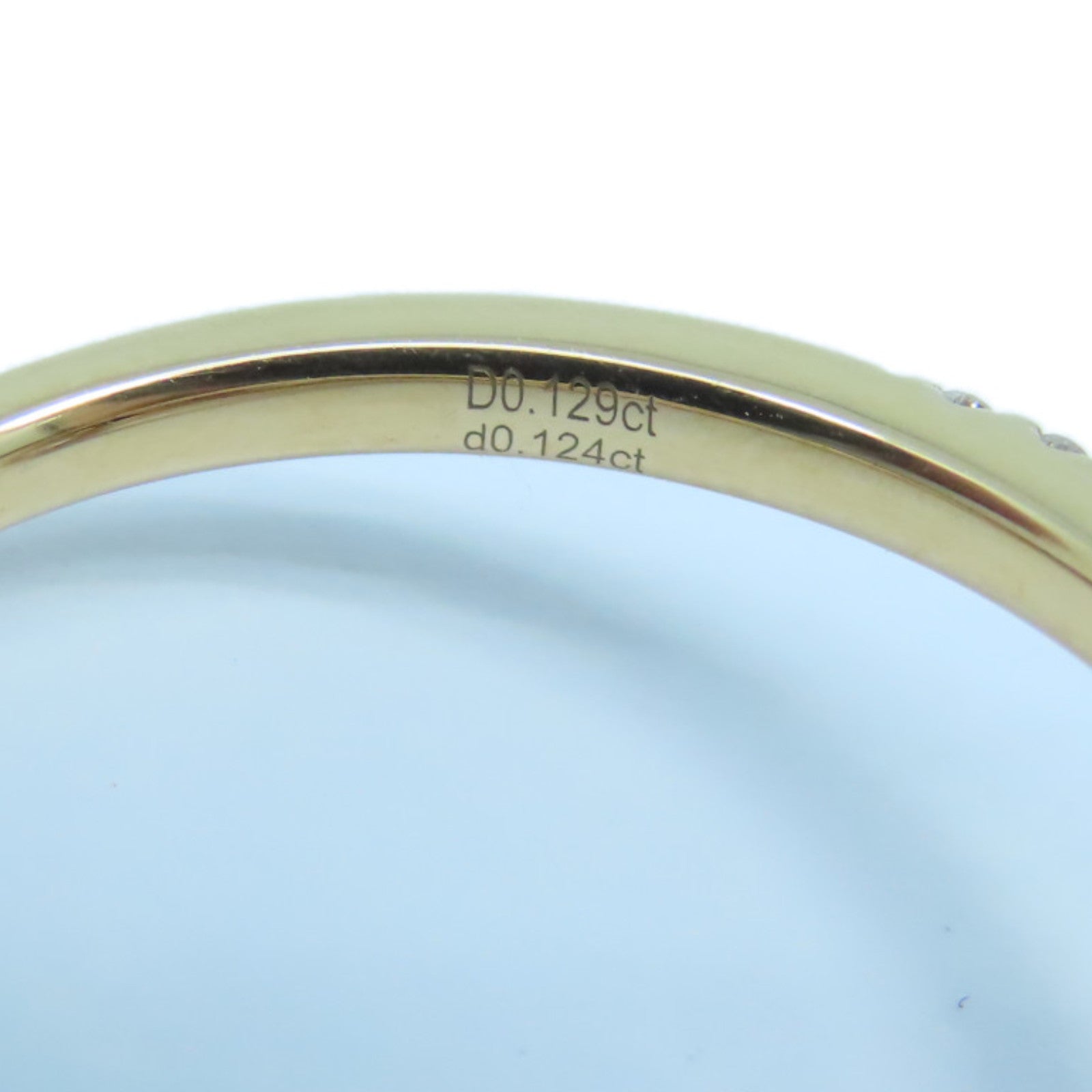JEWELRY 18K玫瑰金Diamond Ring 19D 0.12ct/1D 0.13ct鑽石戒指US#6