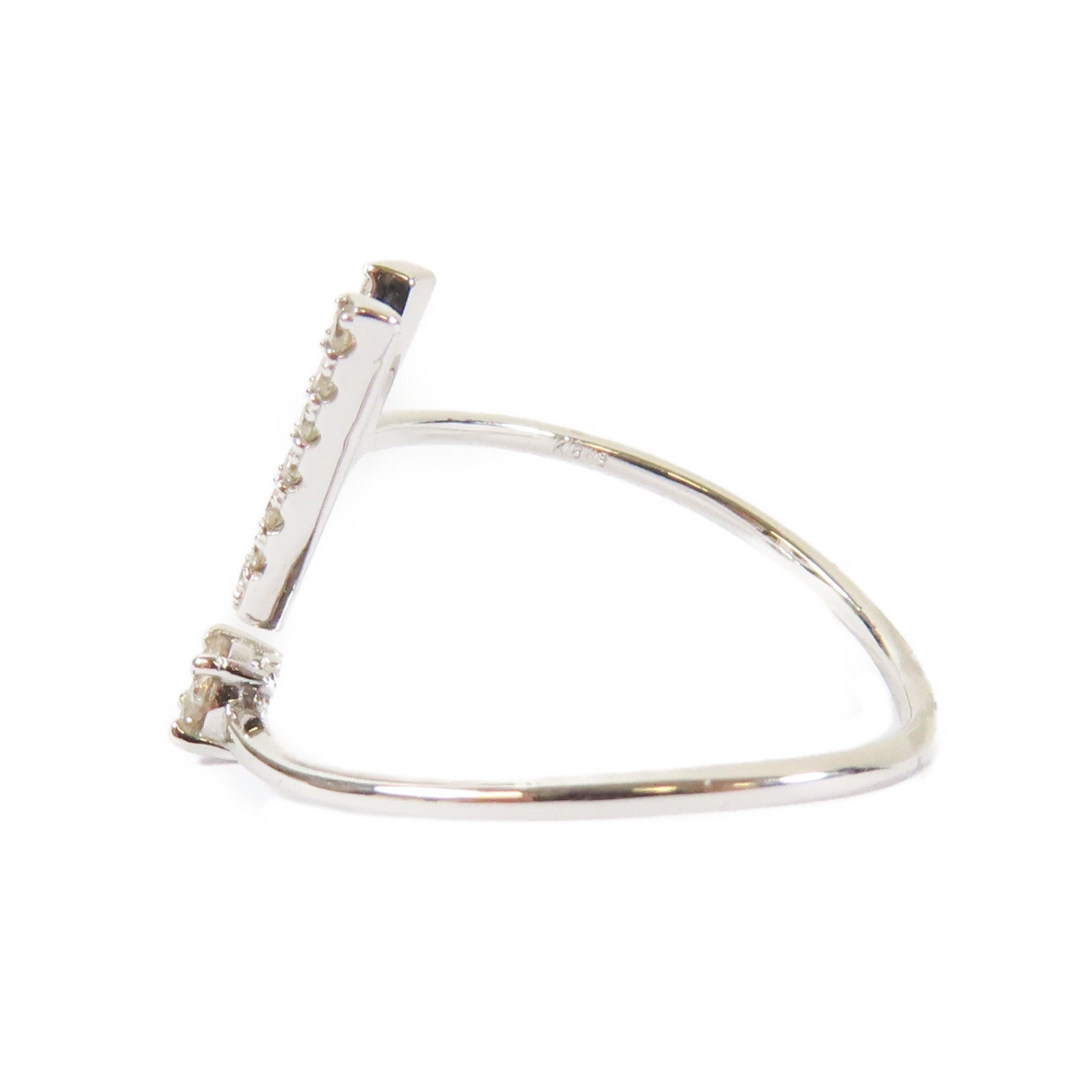 JEWELRY 18K白金0.20ctDiamond Ring鑽石戒指US#6