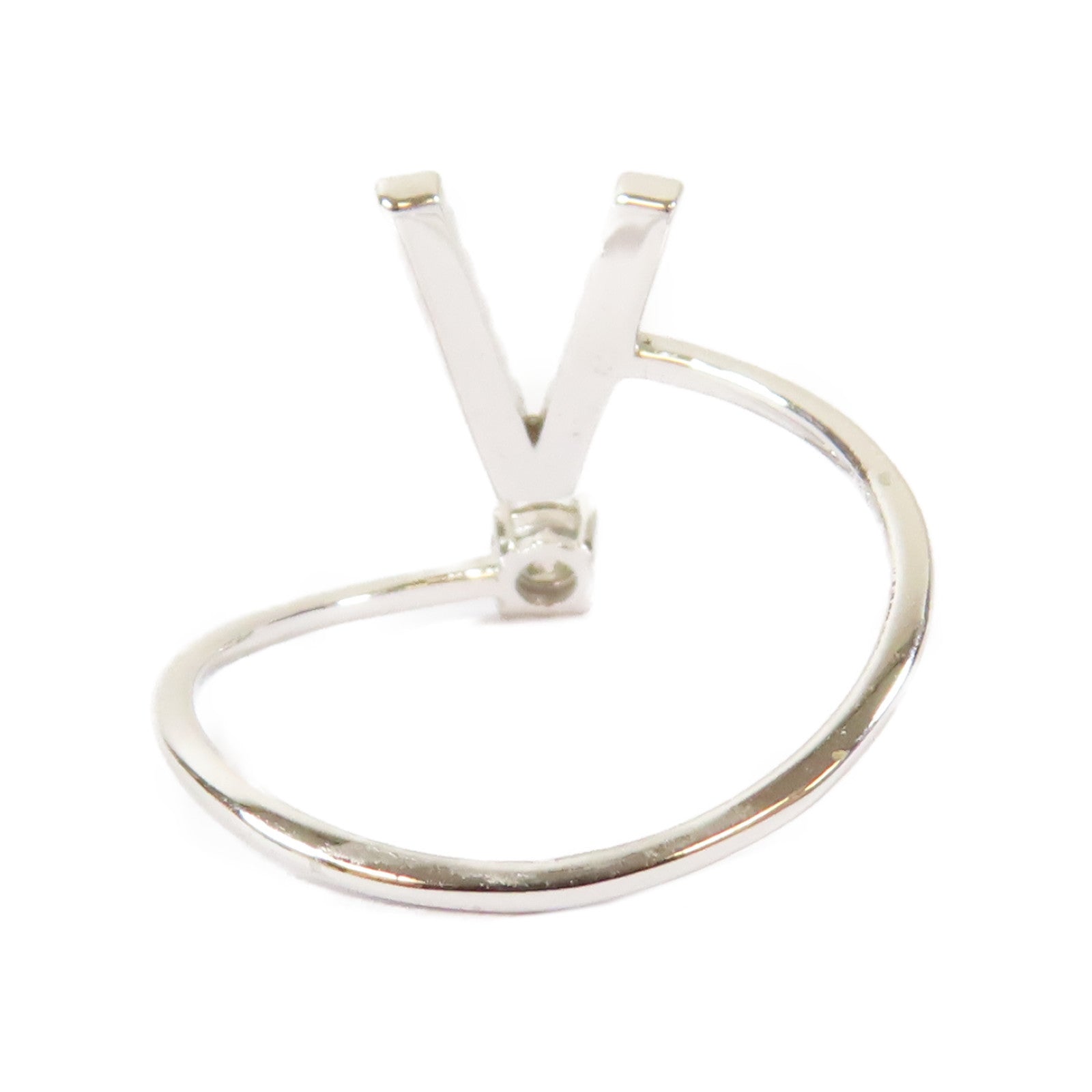 JEWELRY 18K白金0.20ctDiamond Ring鑽石戒指US#6