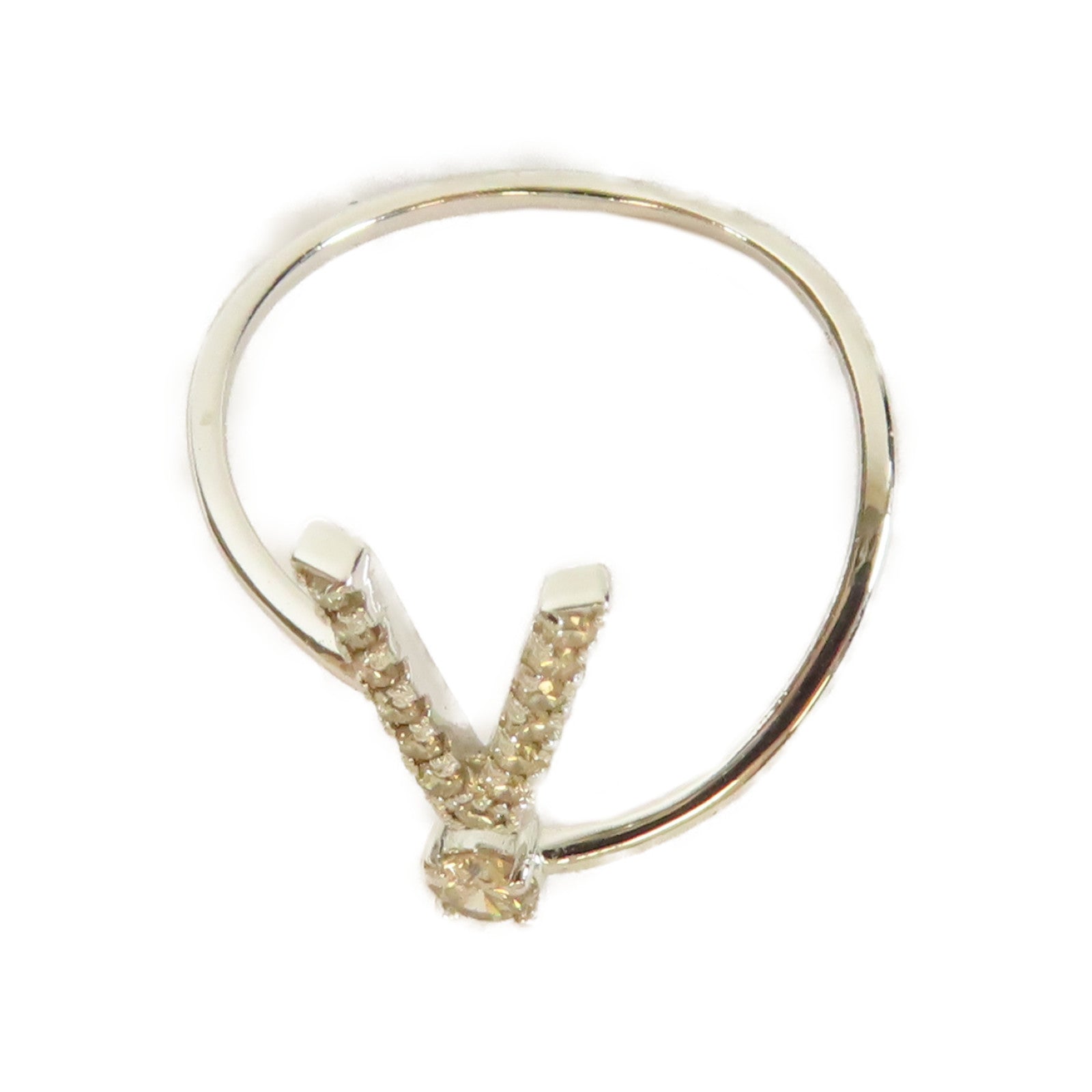 JEWELRY 18K白金0.20ctDiamond Ring鑽石戒指US#6