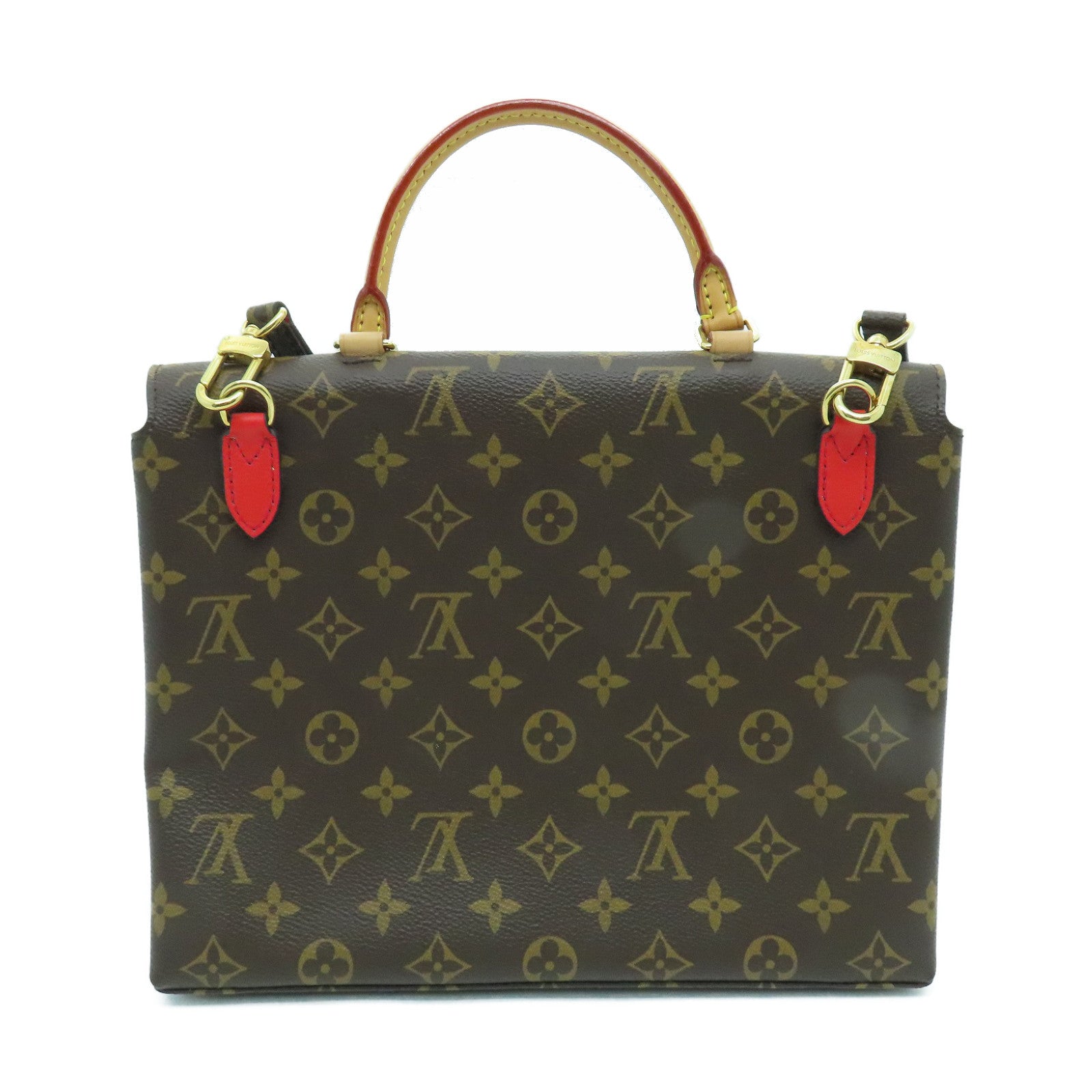 Louis vuitton bag with red 2025 accents