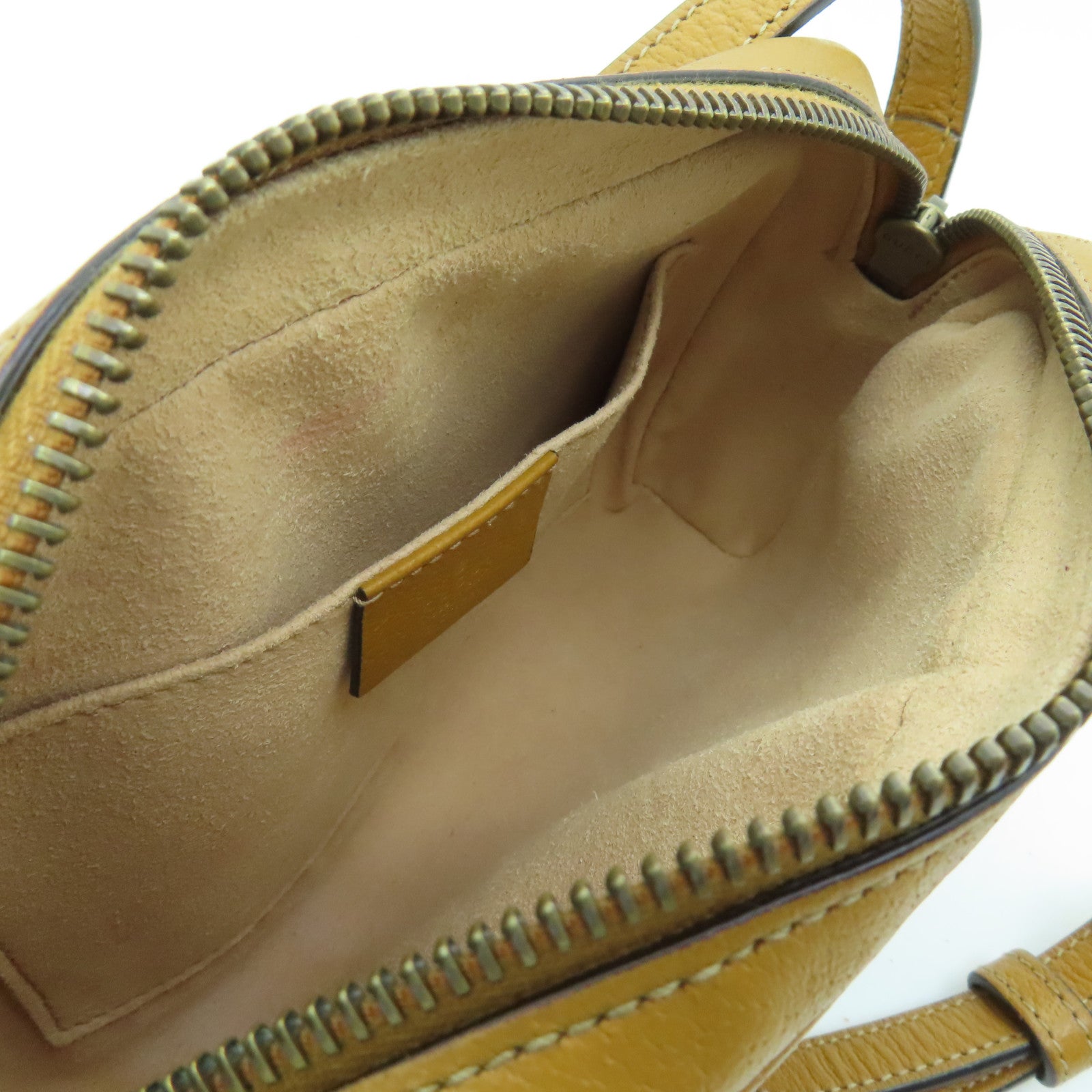 GUCCI Coated Canvas Gucci x Disney Gold Buckle Shoulder Bag Brown
