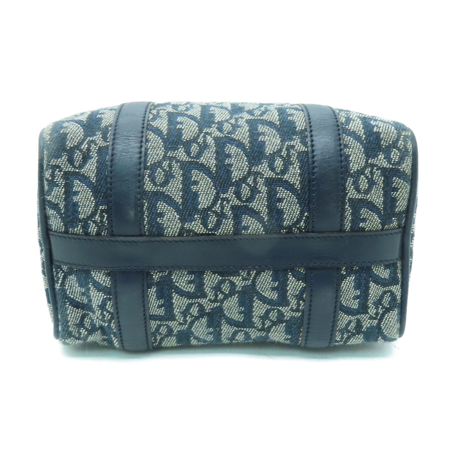 Dior 帆布Hand Bag金扣手挽袋藍色
