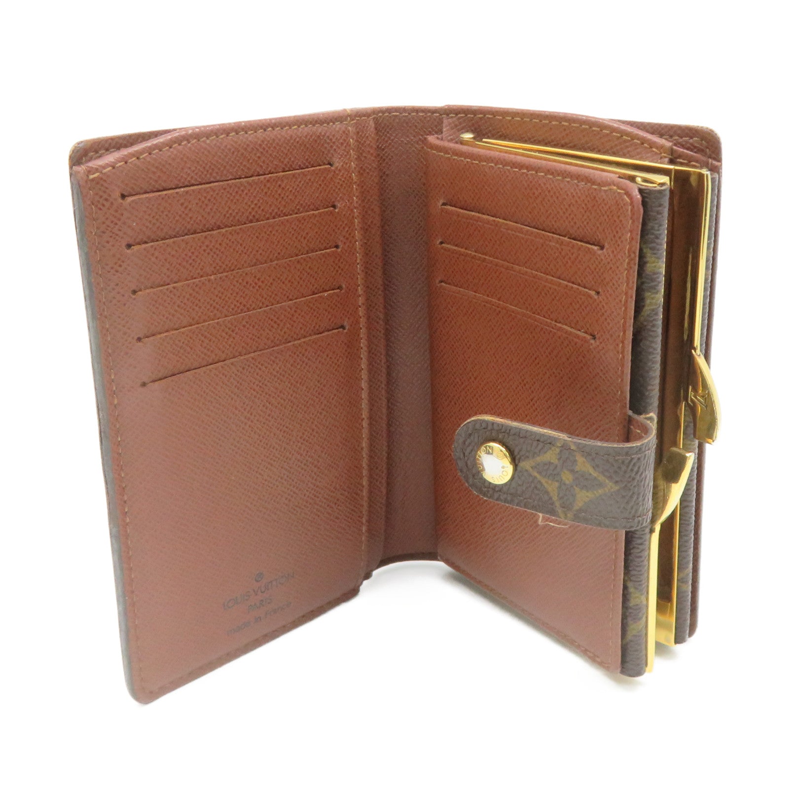 LOUIS VUITTON [Sharp Discount] Monogram Portefeuille Viennois Bifold Walle Short Wallet Brown