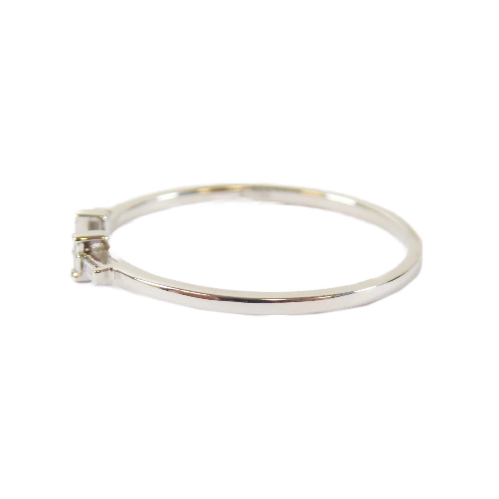 JEWELRY 18K白金0.9gDiamond Ring鑽石戒指US#6