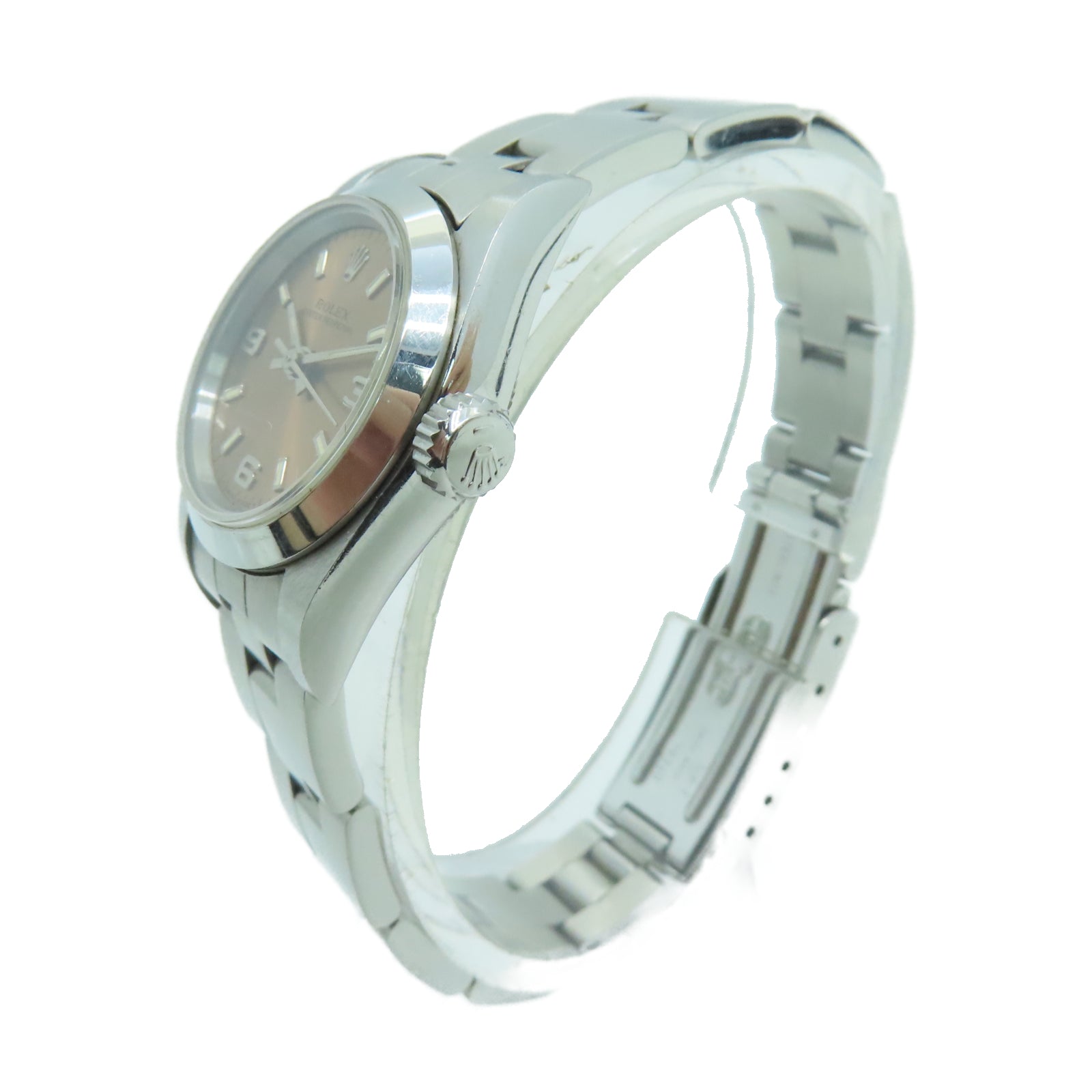 ROLEX Oyster Perpetual不锈钢手表自动机芯铜色