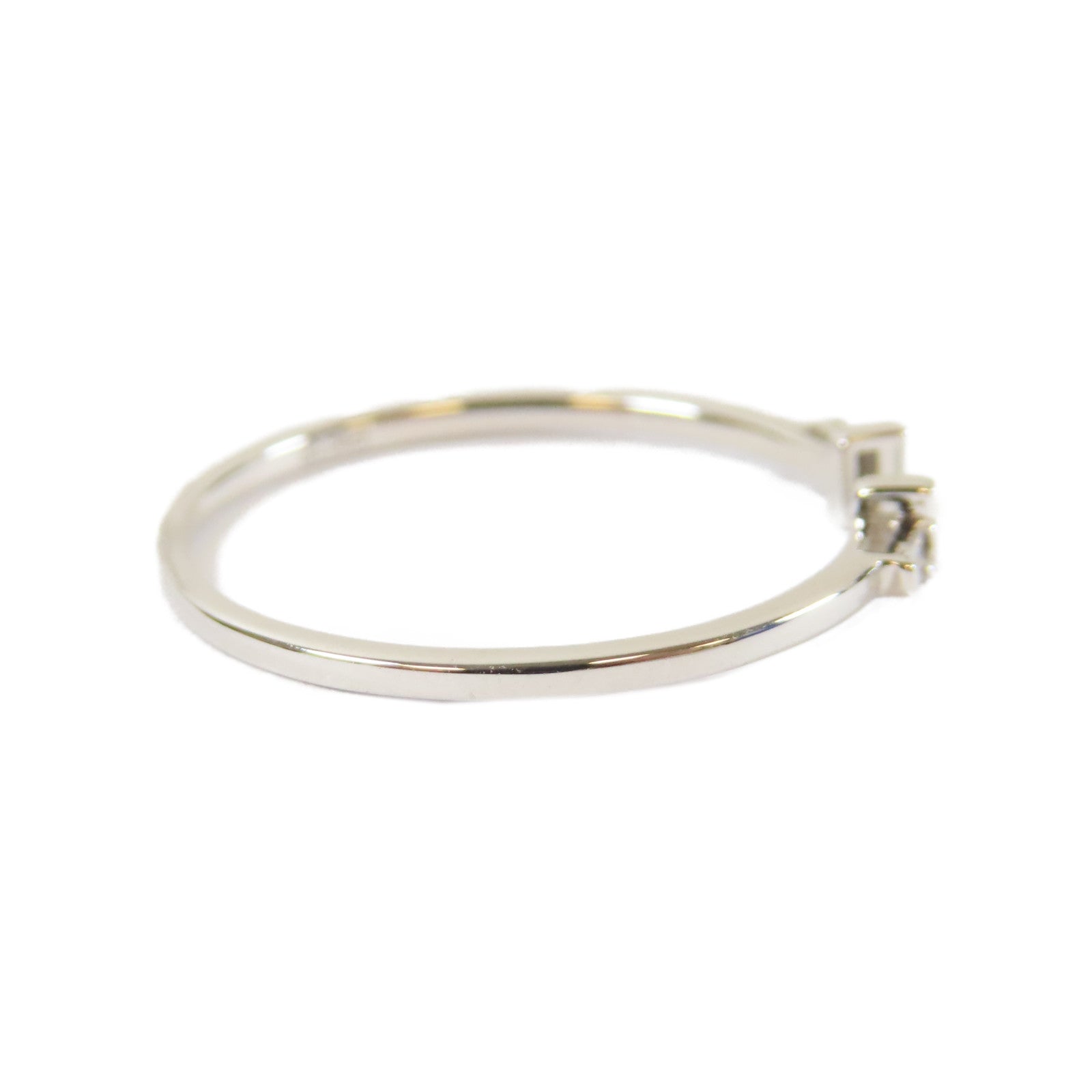 JEWELRY 18K白金0.9gDiamond Ring鑽石戒指US#6