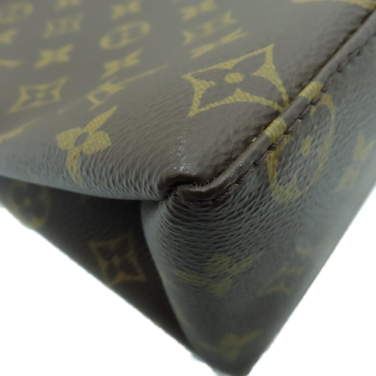 LOUIS VUITTON Monogram Marignan金扣手挽肩背两用袋啡色/红色