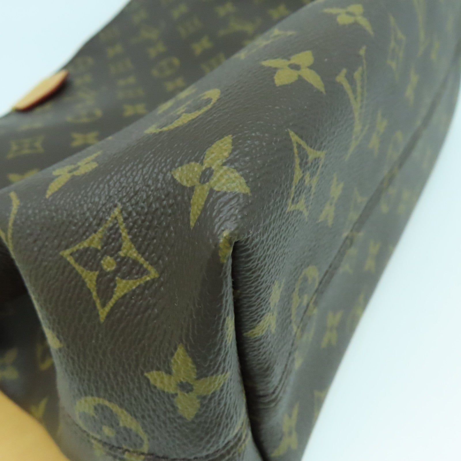 LOUIS VUITTON Monogram Graceful PM金扣手挽袋啡色