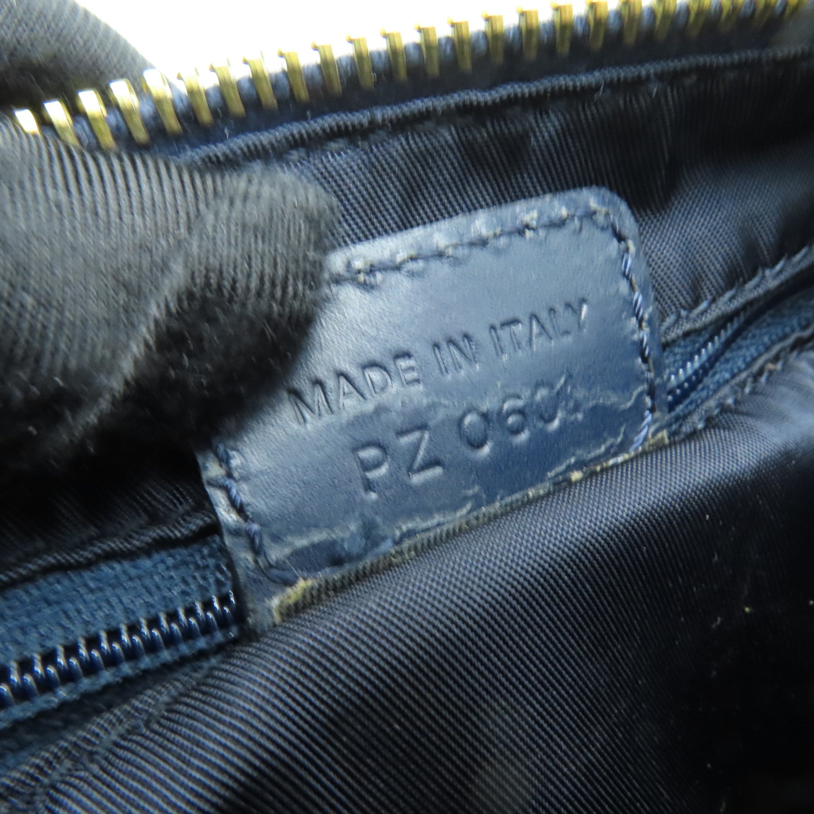 Dior 帆布Hand Bag金扣手挽袋藍色