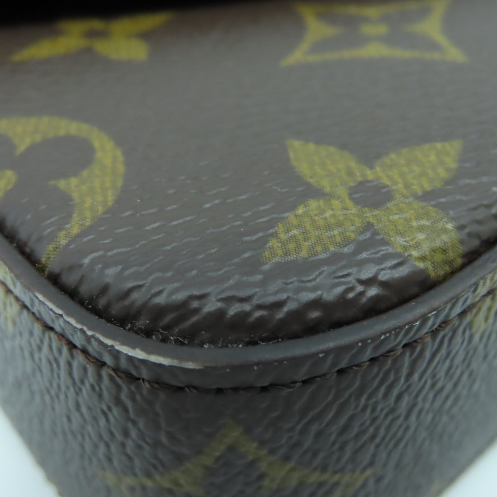 LOUIS VUITTON Monogram Felicie Strap & Go金扣肩背袋啡色