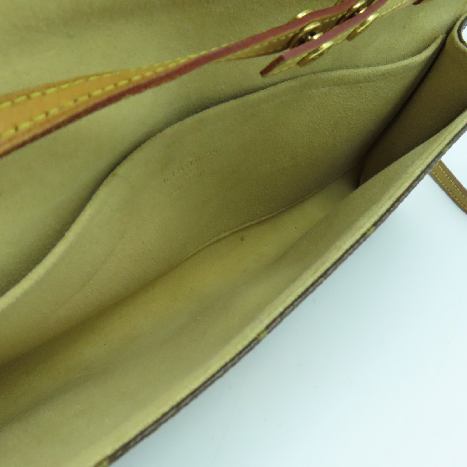 LOUIS VUITTON Monogram Pochette Twin PM金扣肩背袋啡色
