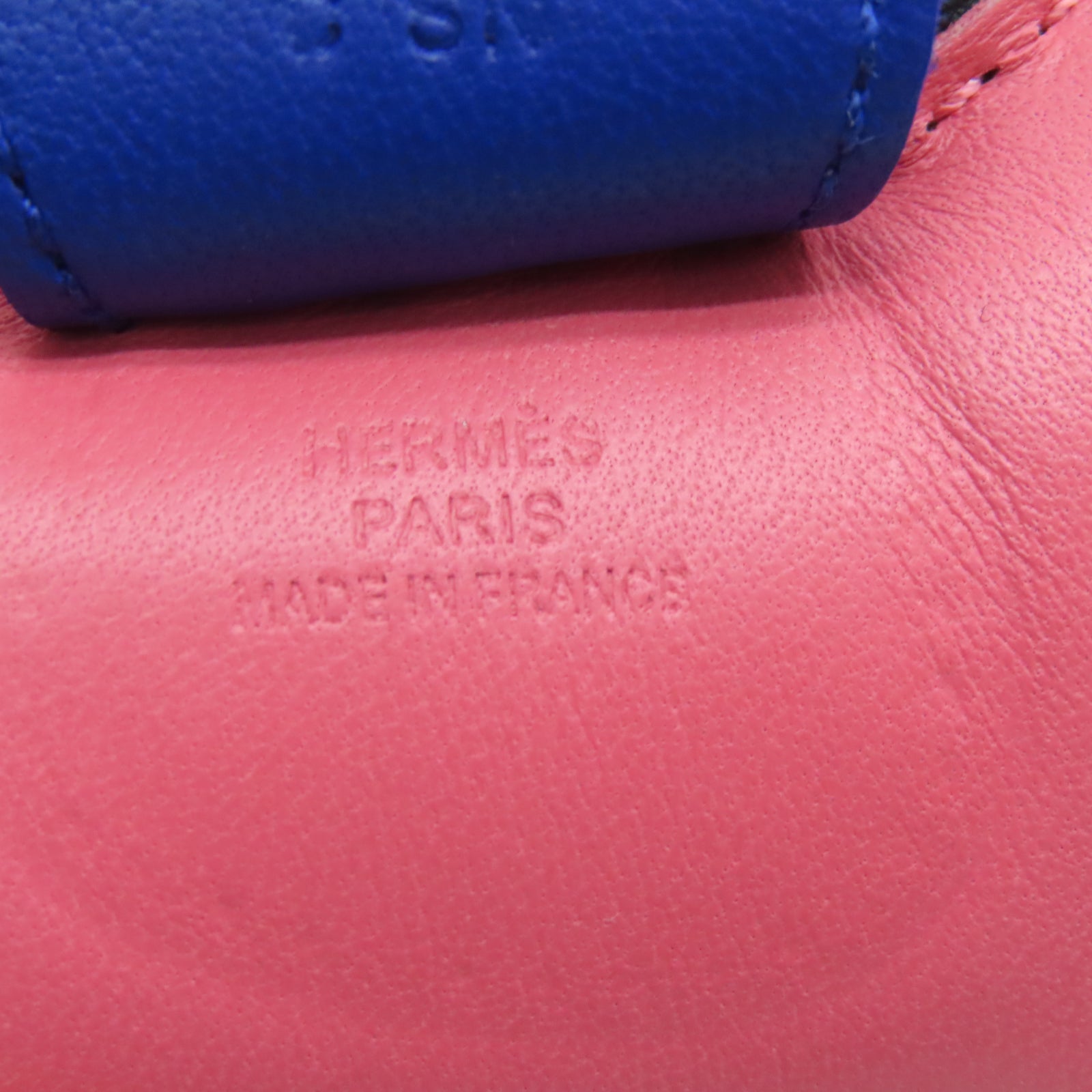 HERMES Veau Swift皮革Rodeo M挂饰粉红色