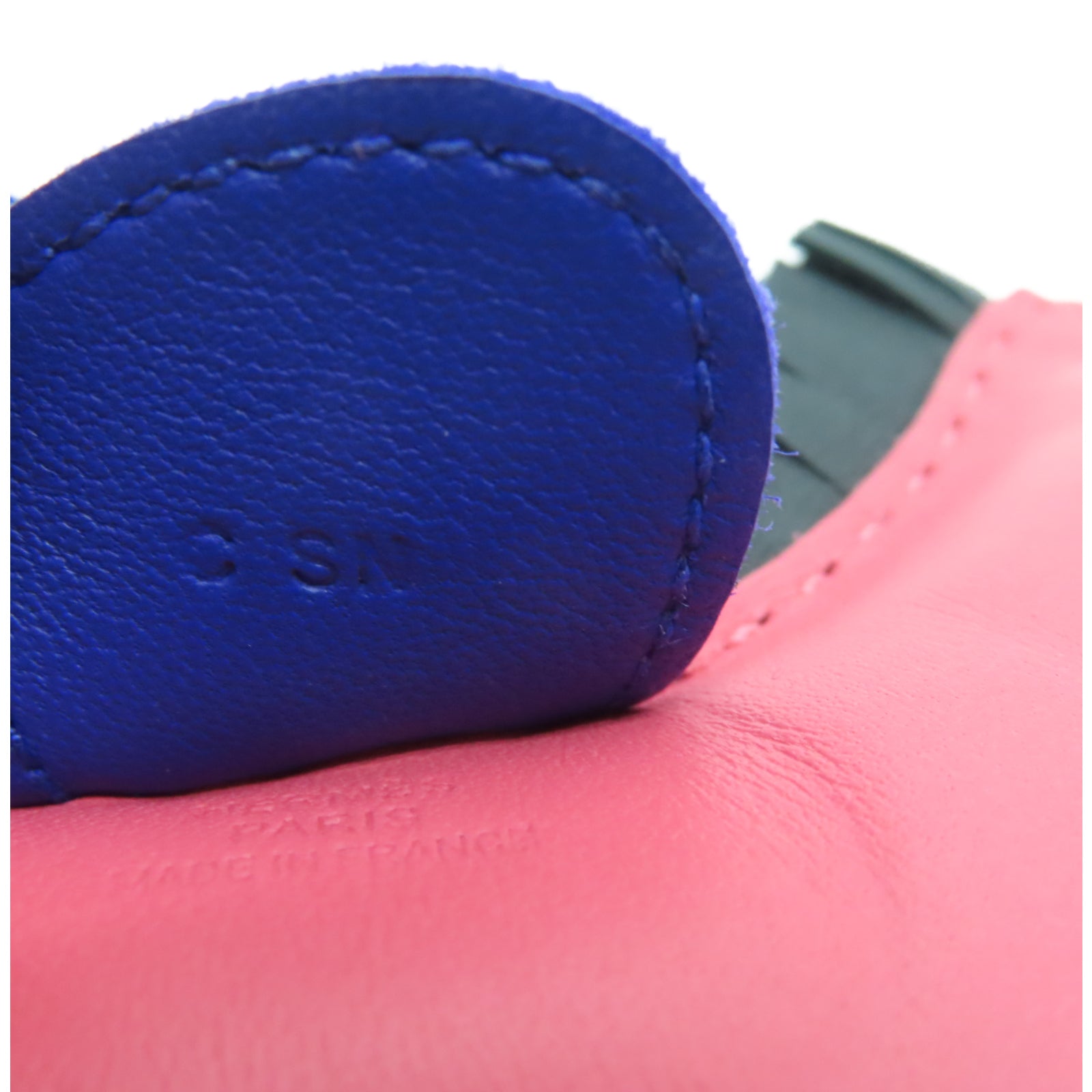 HERMES Veau Swift皮革Rodeo M挂饰粉红色