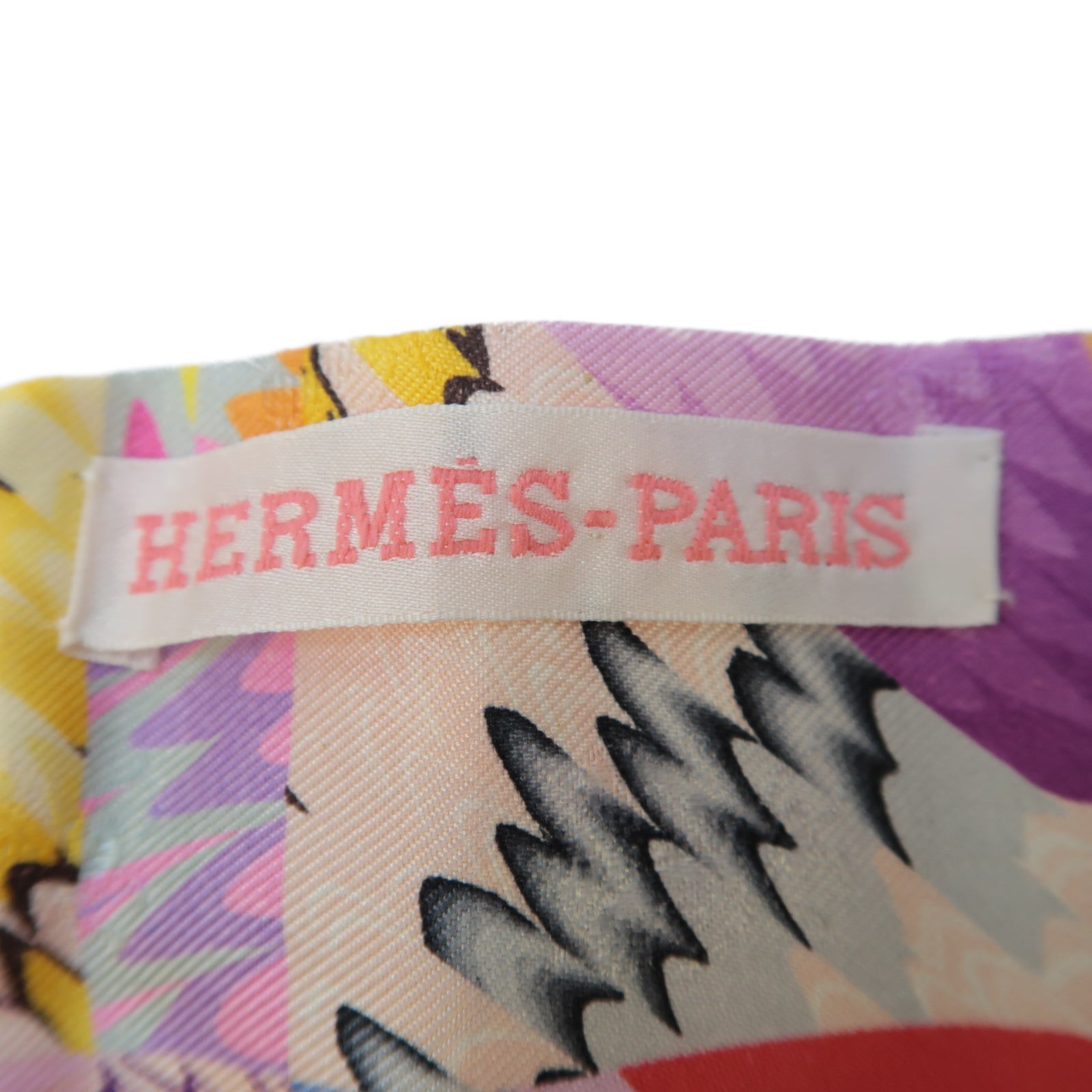HERMES 絲質Marble Silk Fringed Muffler絲巾粉紅色