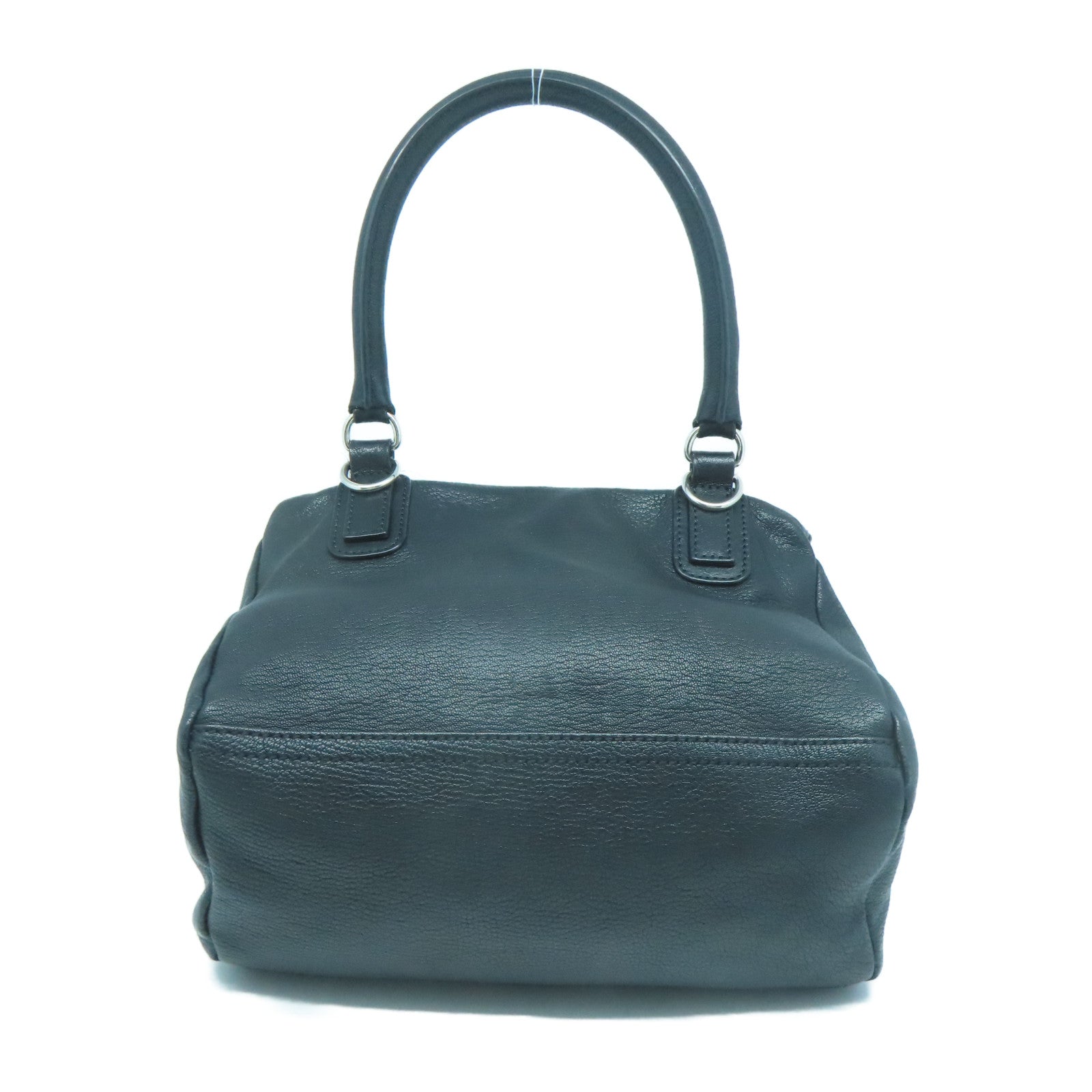 GIVENCHY 牛皮皮革Pandora Small Bag銀扣手挽肩背兩用袋黑色