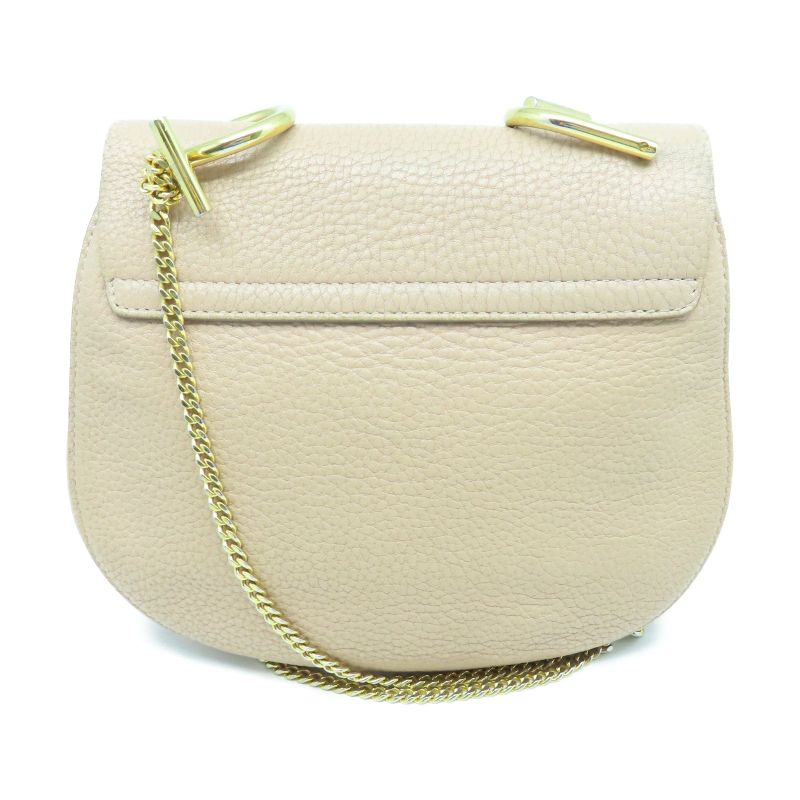 Chloe 【激減優惠】牛皮皮革Chain Shoulder Bag金扣鏈帶肩背袋粉紅色