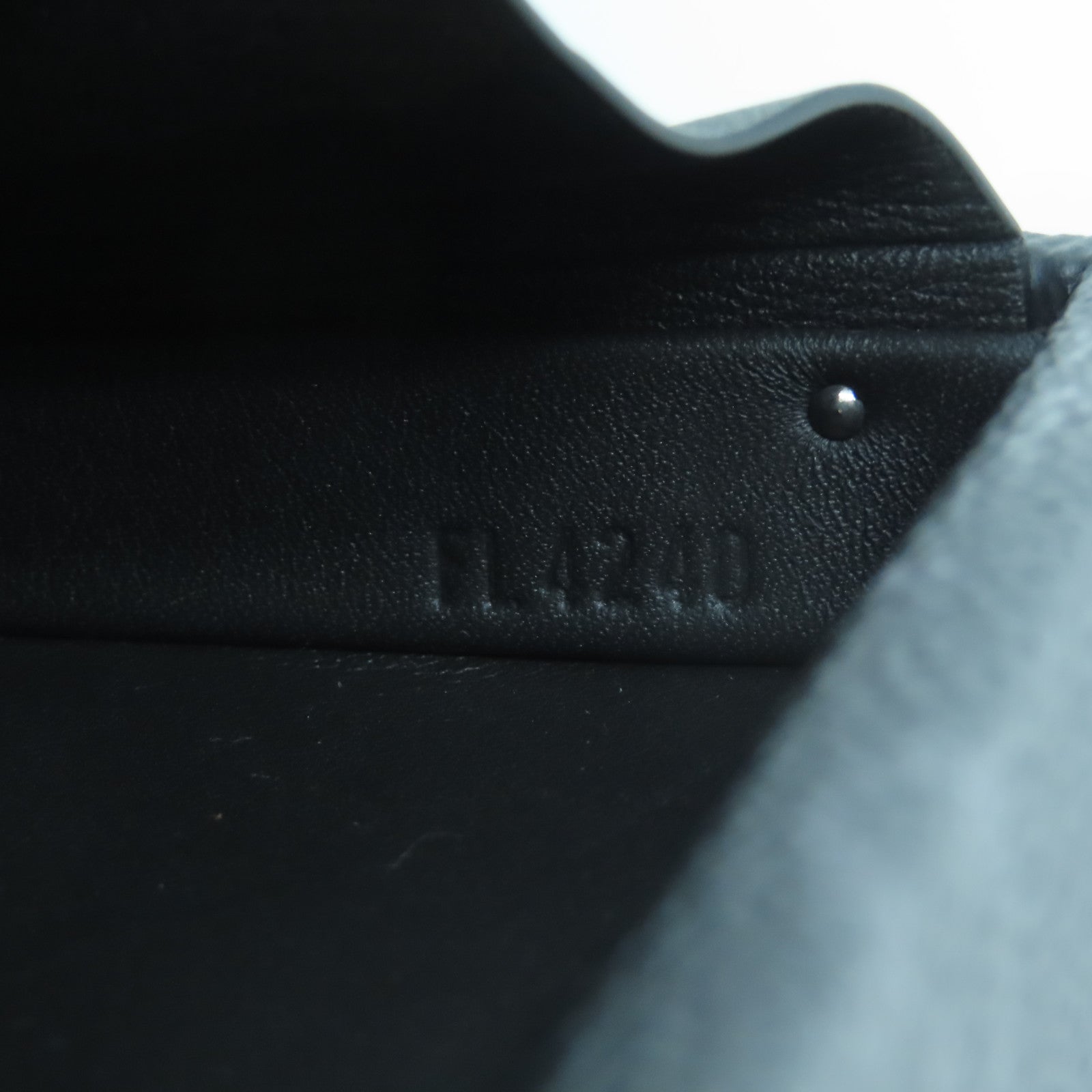 LOUIS VUITTON Monogram Eclipse Wallet Trunk銀扣手拿包黑色