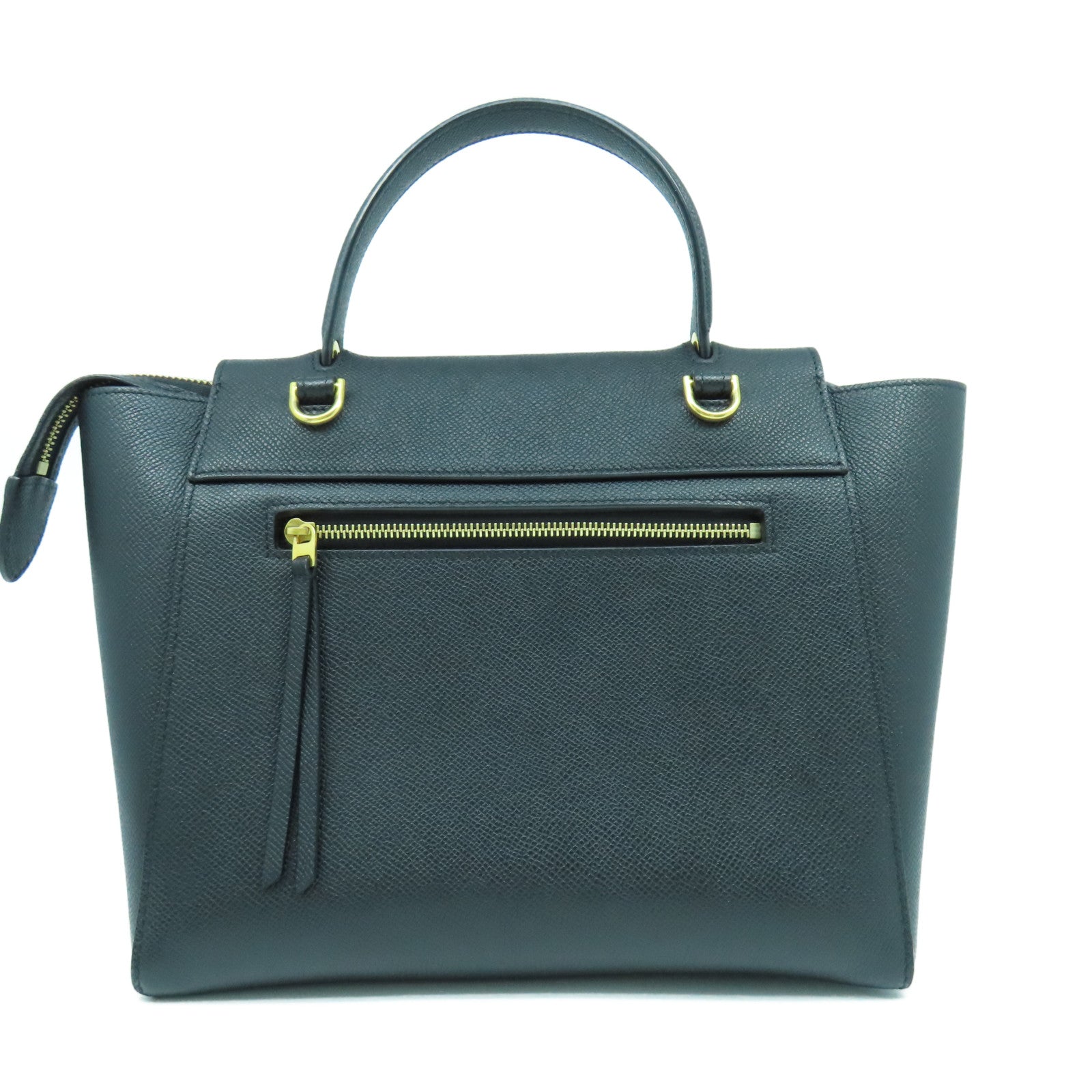 CELINE 【激減優惠】牛皮皮革Belt Bag金扣手挽肩背兩用袋黑色