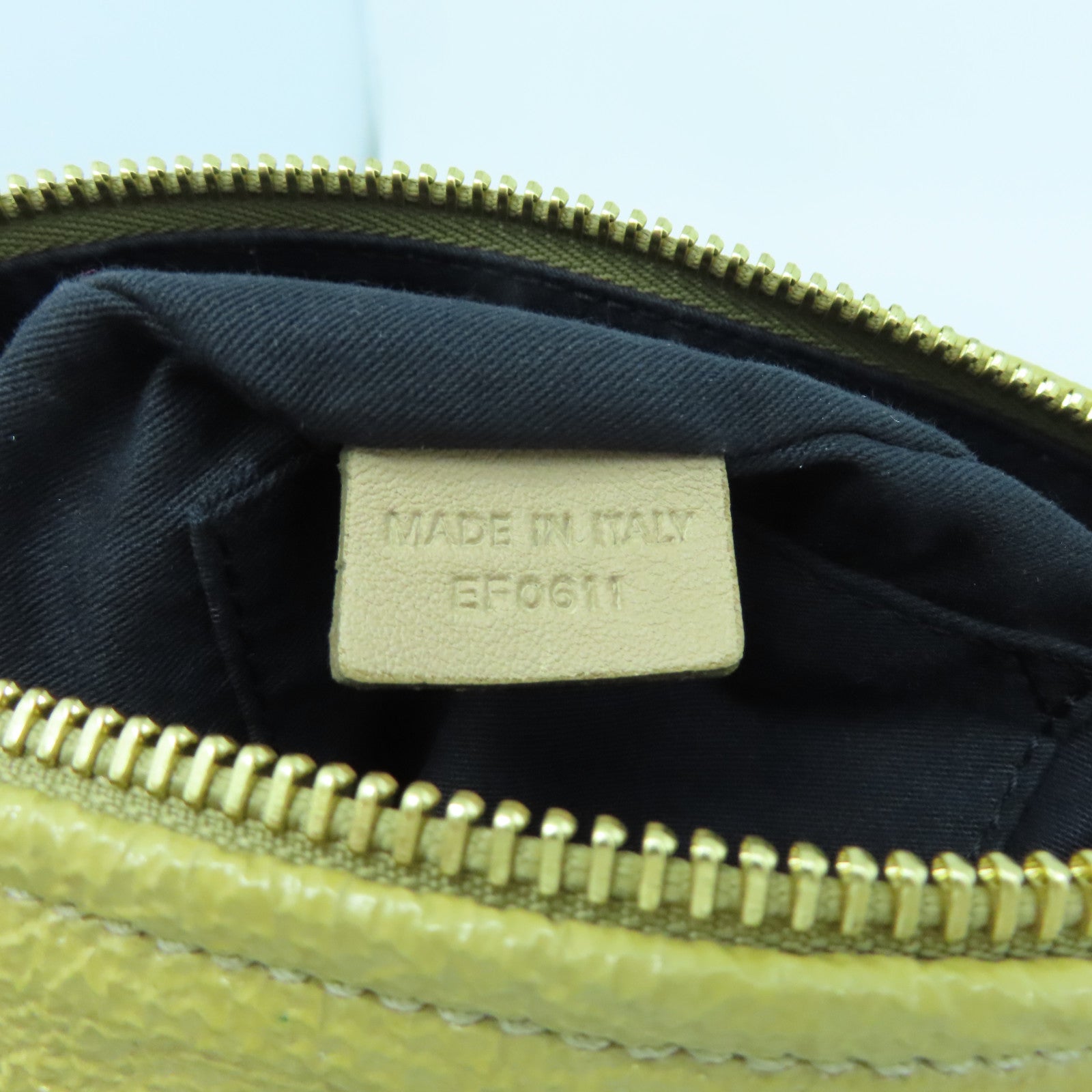 GIVENCHY Coated Canvas Two Way Shoulder Bag with Gold Buckle Handle and Shoulder Yellow