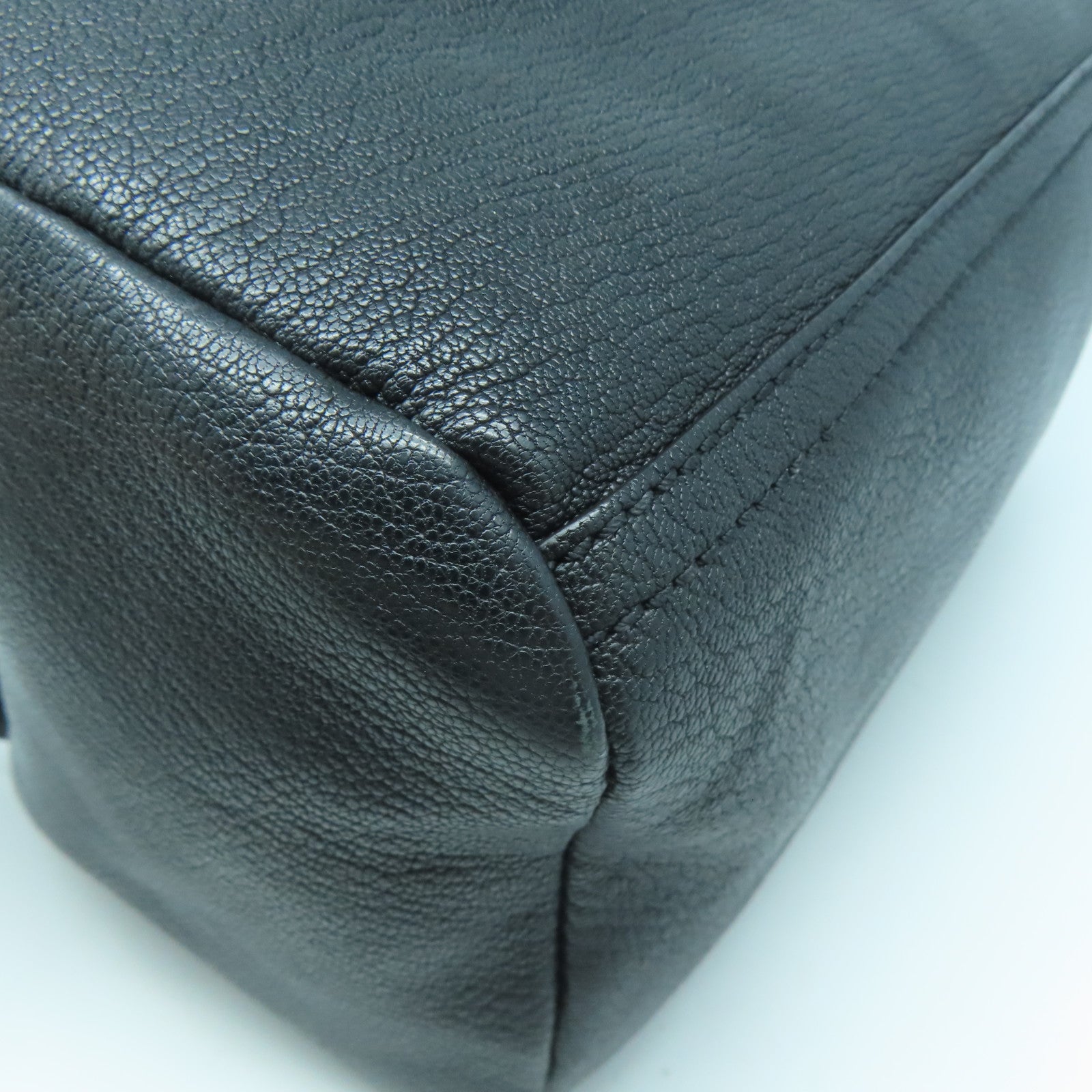 GIVENCHY 牛皮皮革Pandora Small Bag銀扣手挽肩背兩用袋黑色