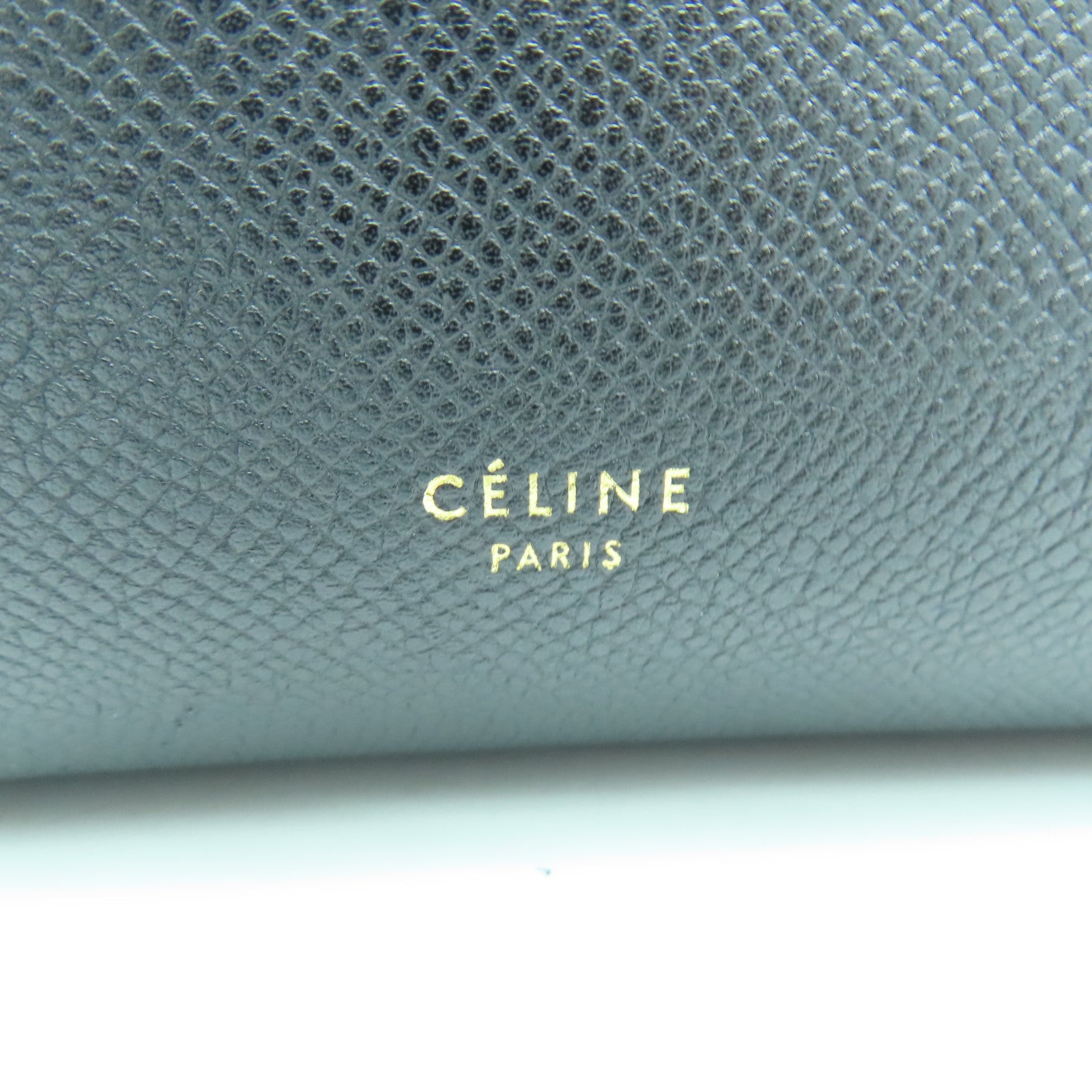 CELINE 【激減優惠】牛皮皮革Belt Bag金扣手挽肩背兩用袋黑色