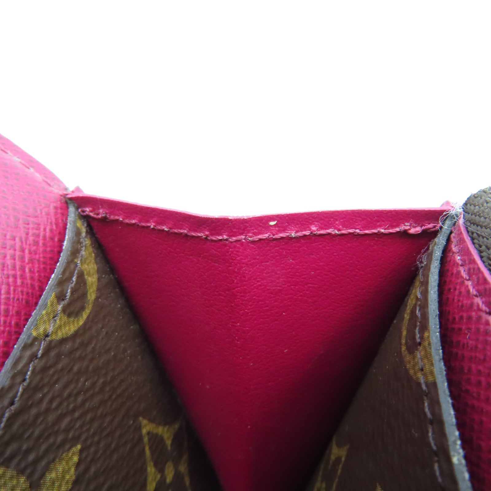 LOUIS VUITTON Monogram Emile Wallet金扣长钱包啡色/酒红色