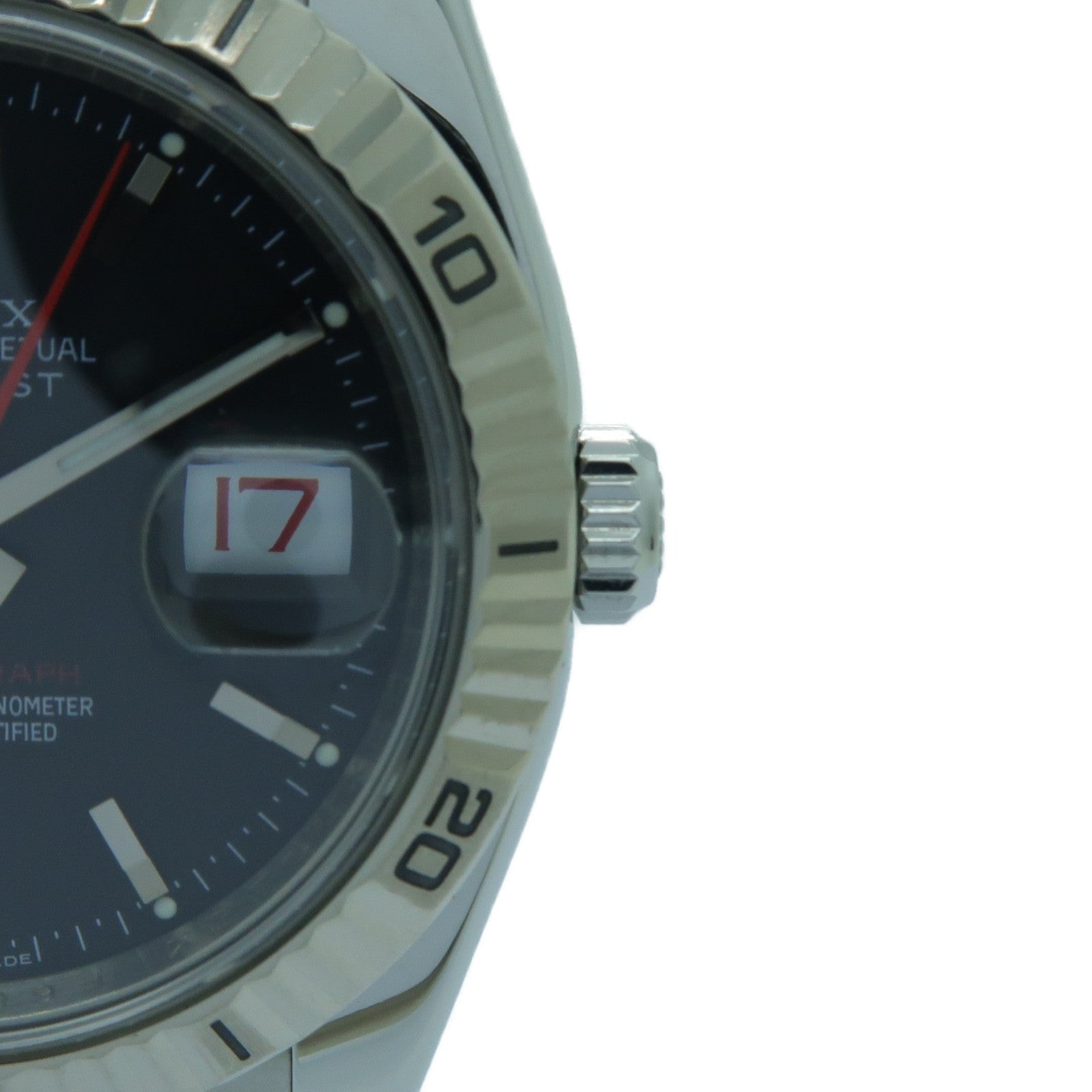 ROLEX Turn-O-Graph不鏽鋼手錶自動機芯黑色