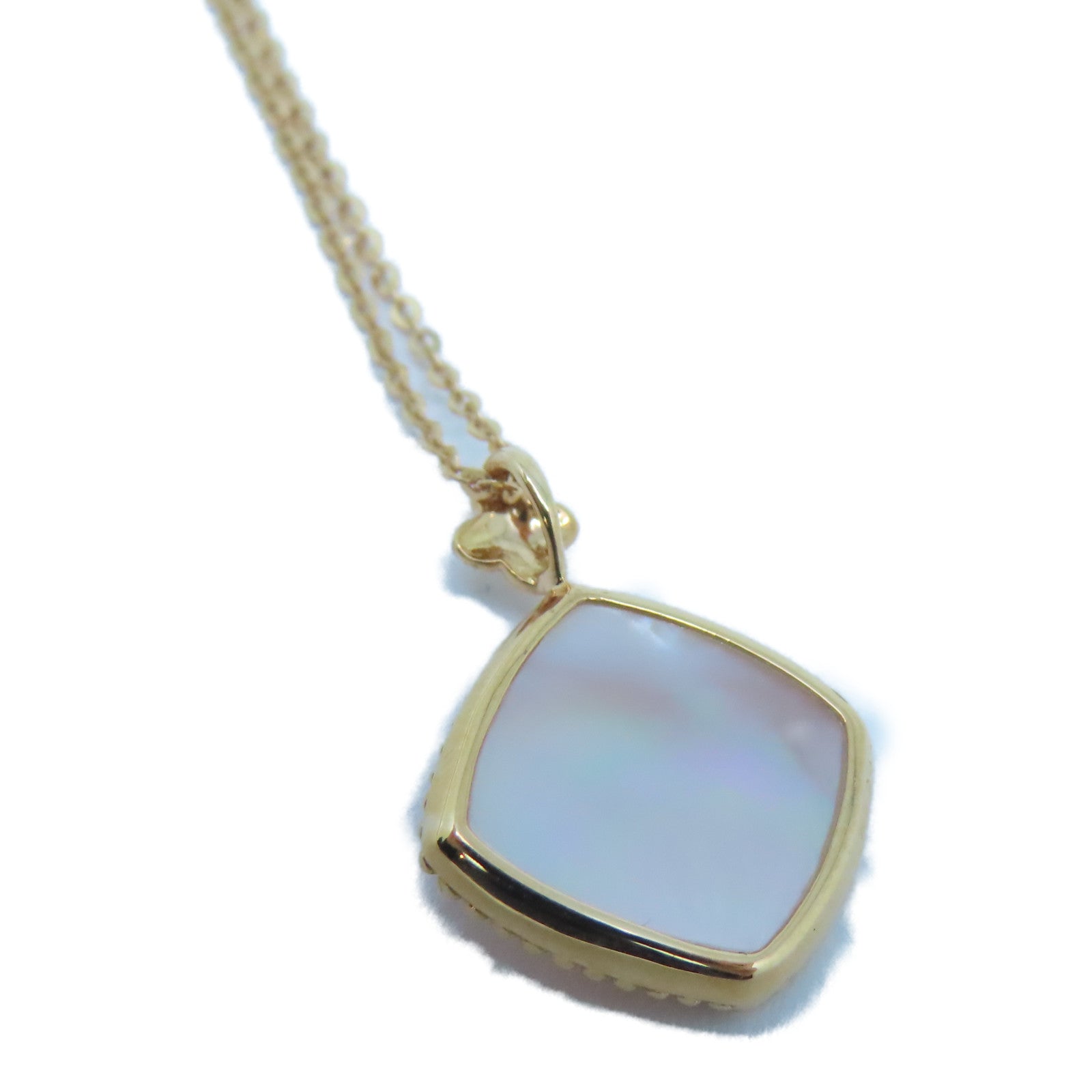 JEWELRY 18K玫瑰金Diamond / Pearl Necklace 0.03ct 钻石/珍珠项链