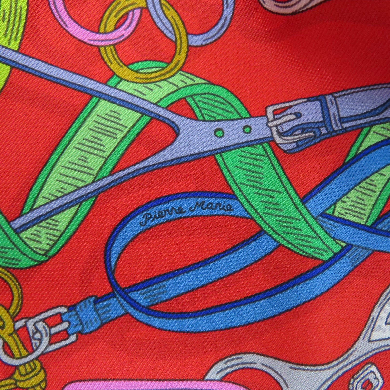 HERMES 丝质Scarf 90x90丝巾红色