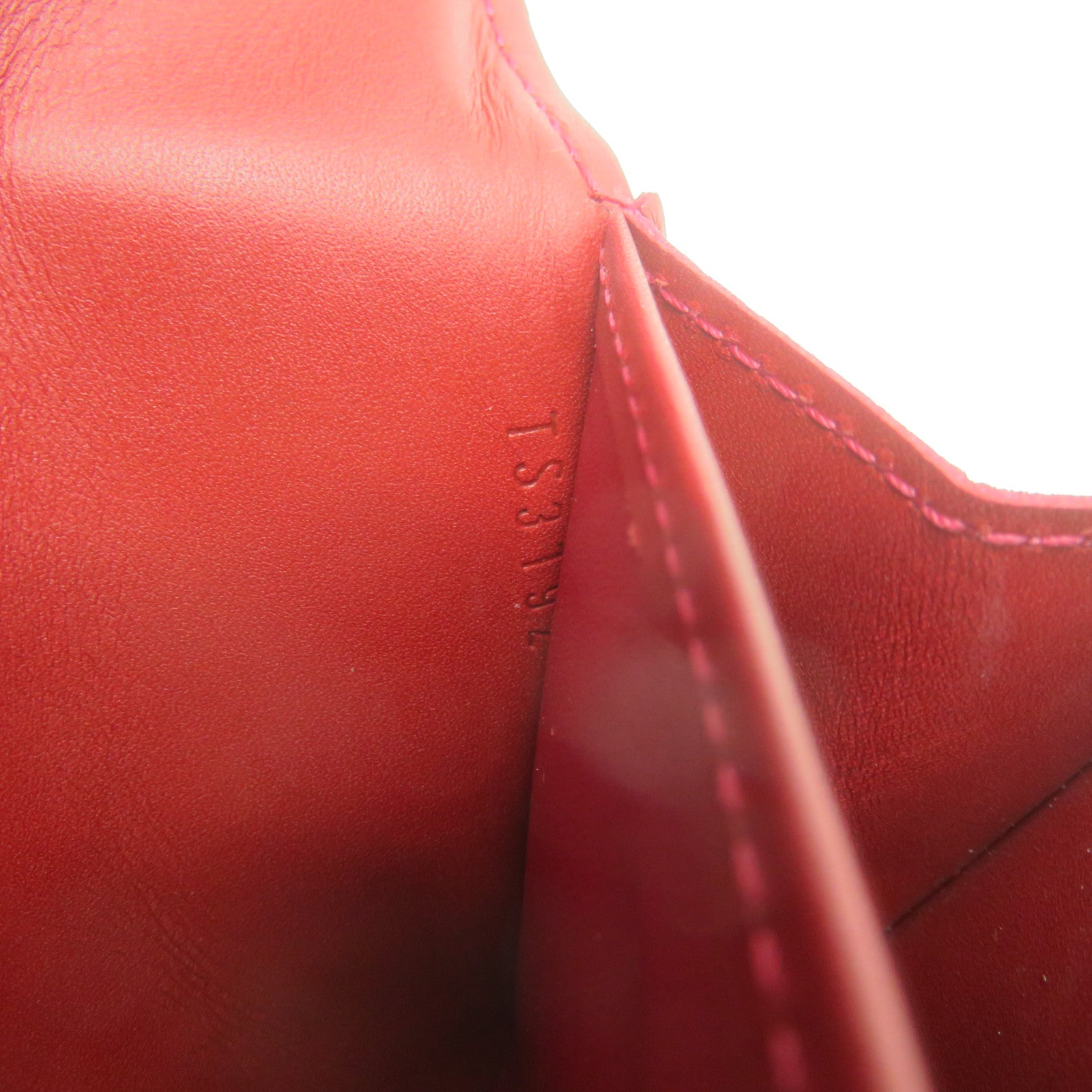 LOUIS VUITTON Vernis Sarah Zipper Long Wallet金扣拉鏈長錢包紅色