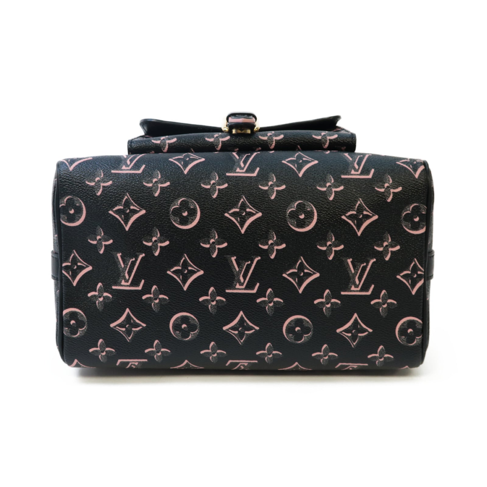 LOUIS VUITTON Monogram Fall for You Speedy Bandouliere 25金扣手挽肩背兩用袋黑色