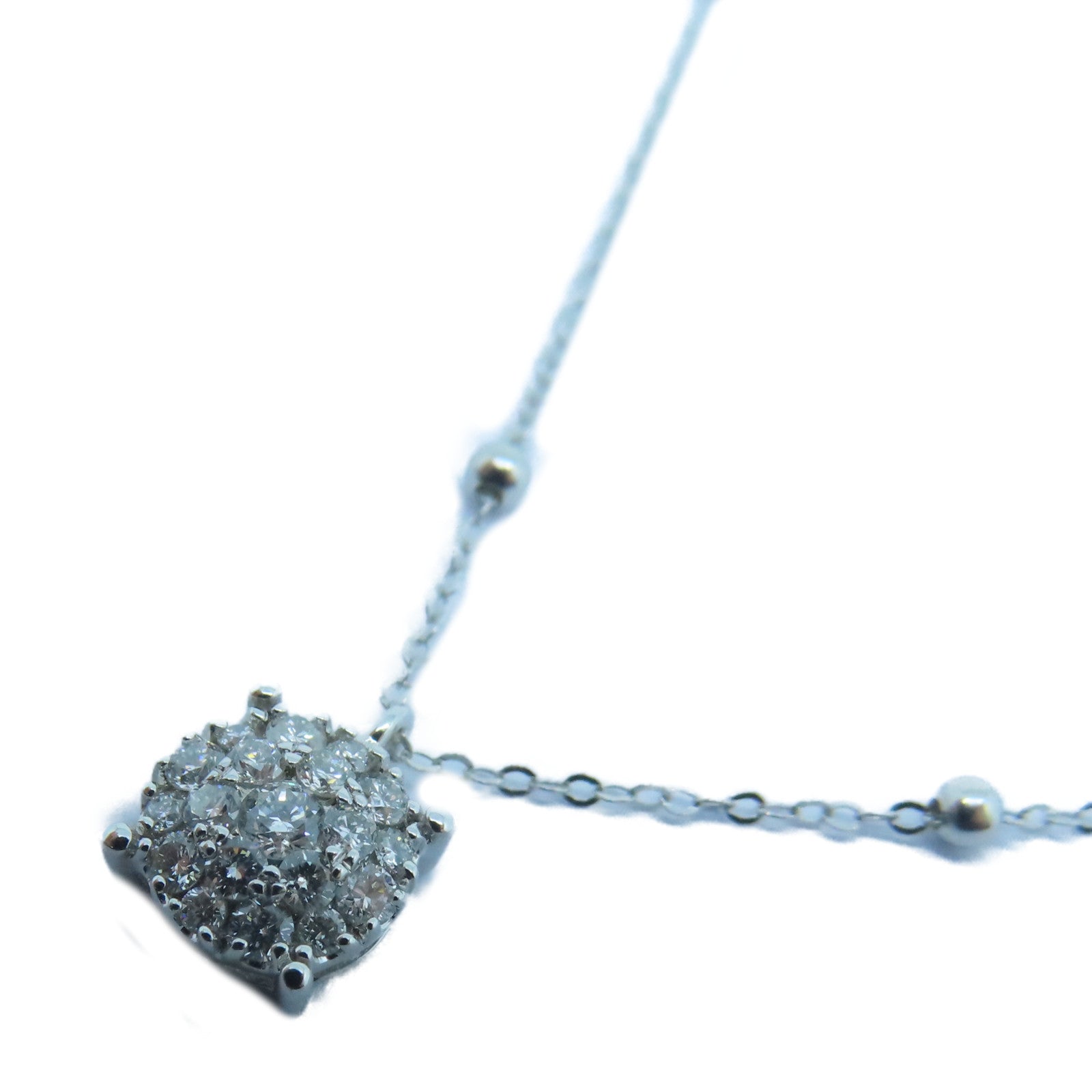 JEWELRY 【激減優惠】18K白金Diamond Necklace 0.348ct鑽石項鍊