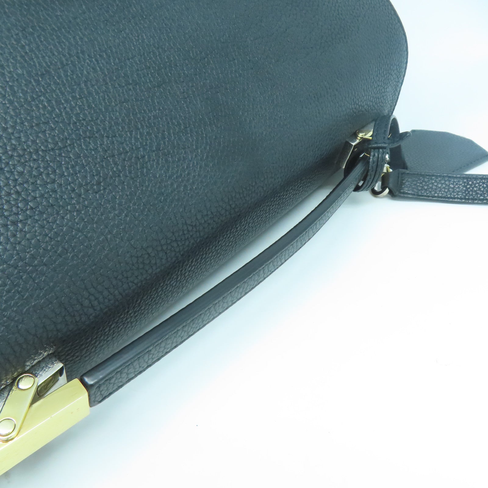BALENCIAGA 【激減優惠】牛皮皮革Dix Cartable金扣/銀扣手挽肩背兩用袋黑色