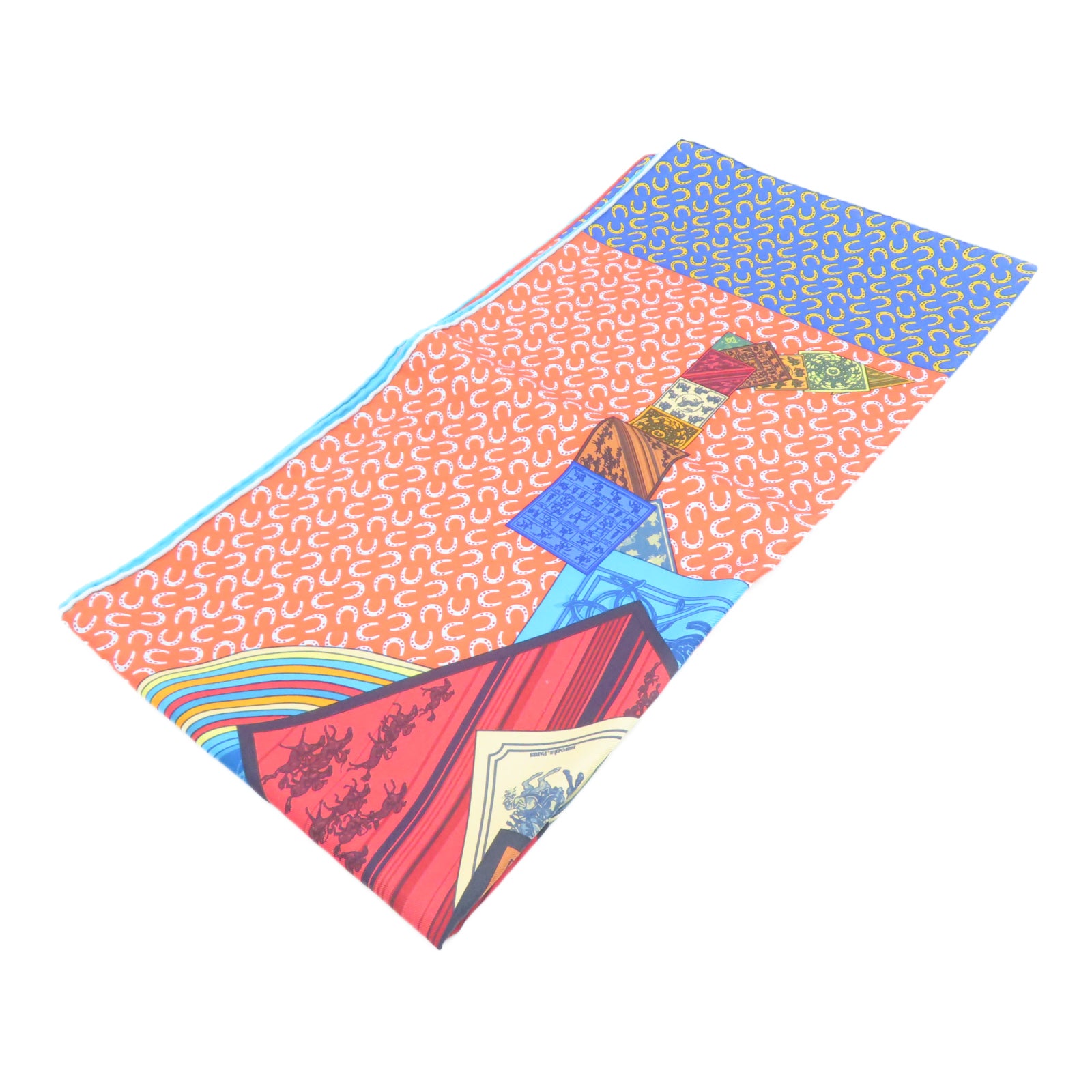 HERMES Silk Scarf 90x90 Orange