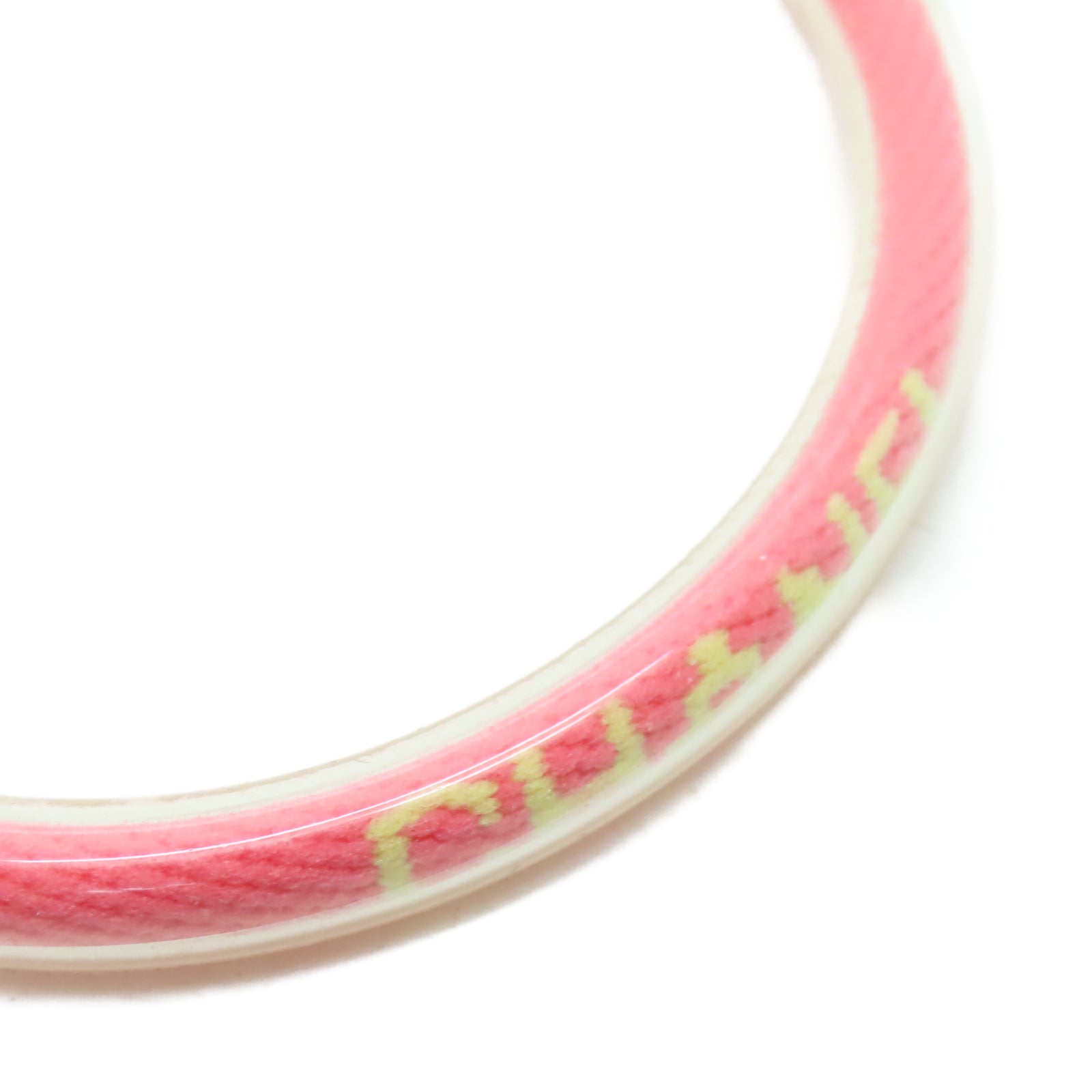 CHANEL PVC Bracelet手环粉红色
