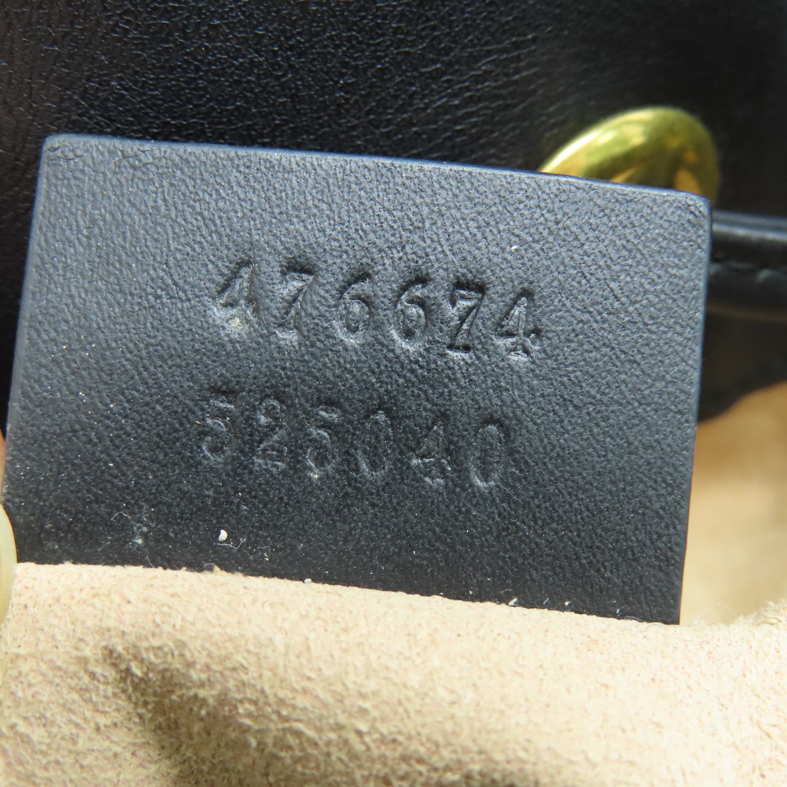 GUCCI 斜纹牛皮皮革Shoulder Bag金扣肩背袋黑色